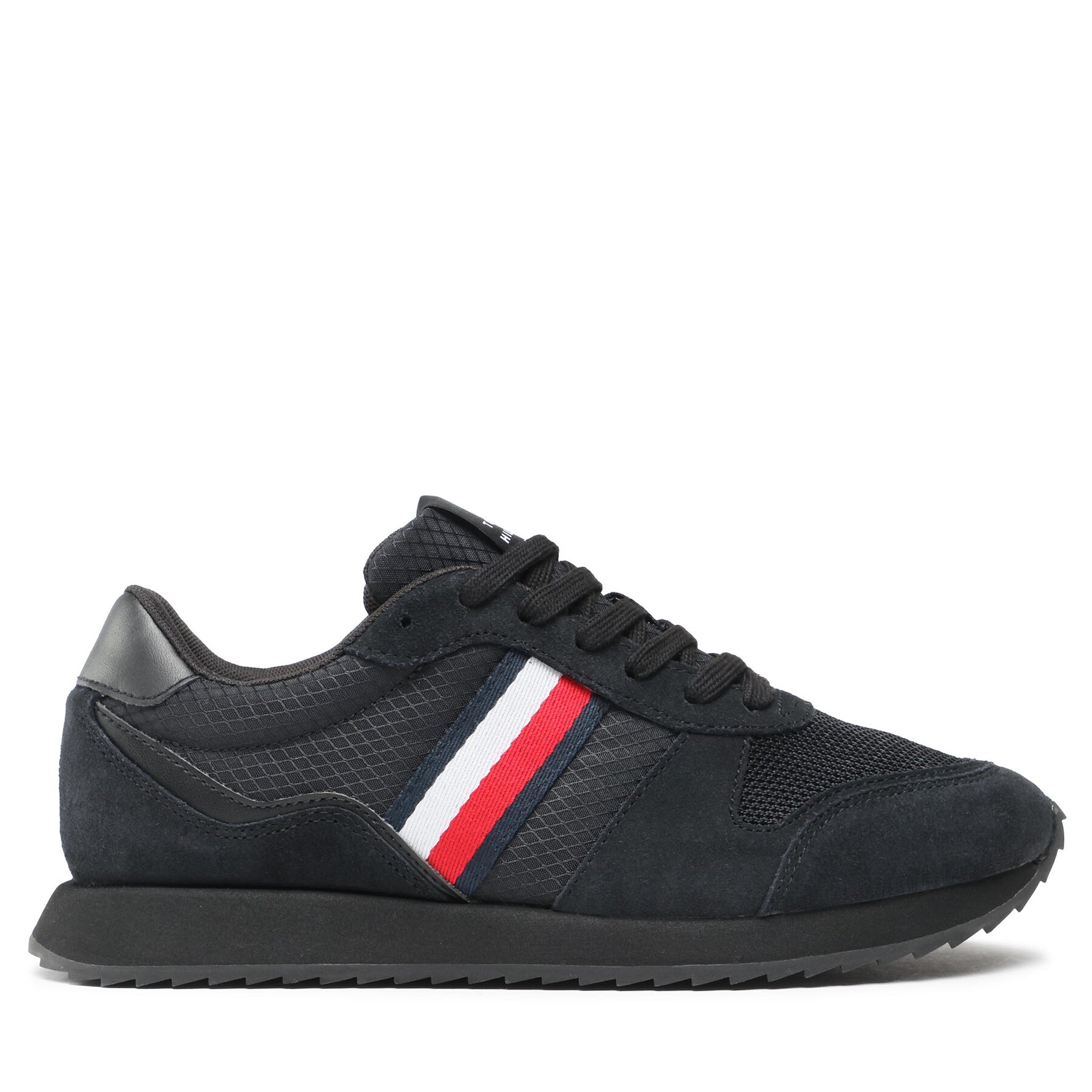 Sneakers Tommy Hilfiger Runner Evo Mix FM0FM04699 Noir