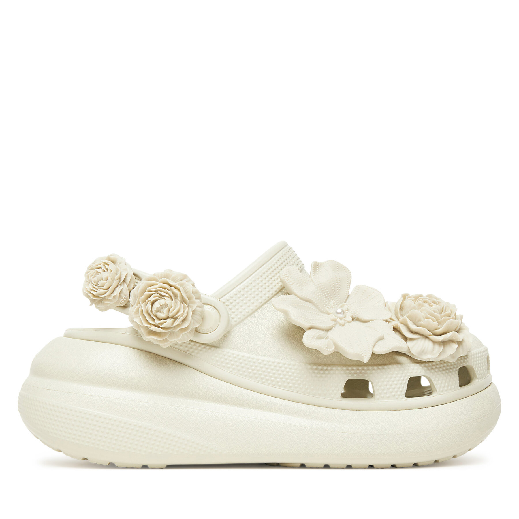 Damskie Klapki Crocs, Rozmiar 41-42 Beżowy Crush Bouquet Clog 211448