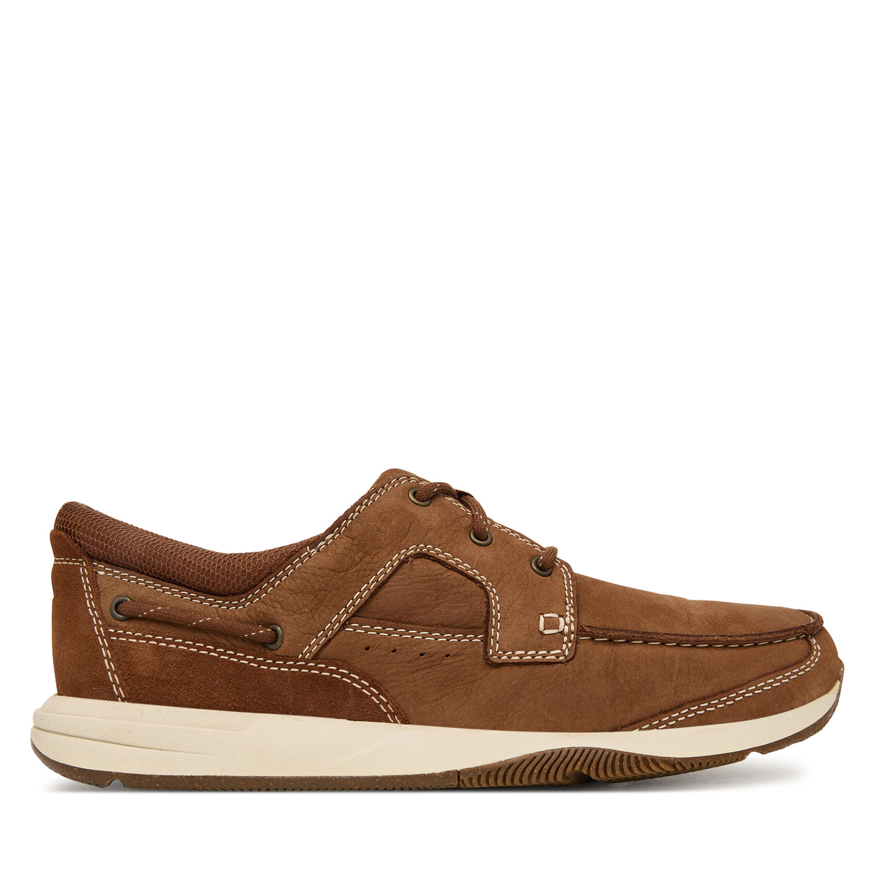 Félcipő Clarks Sailview Lace 26176971 Barna