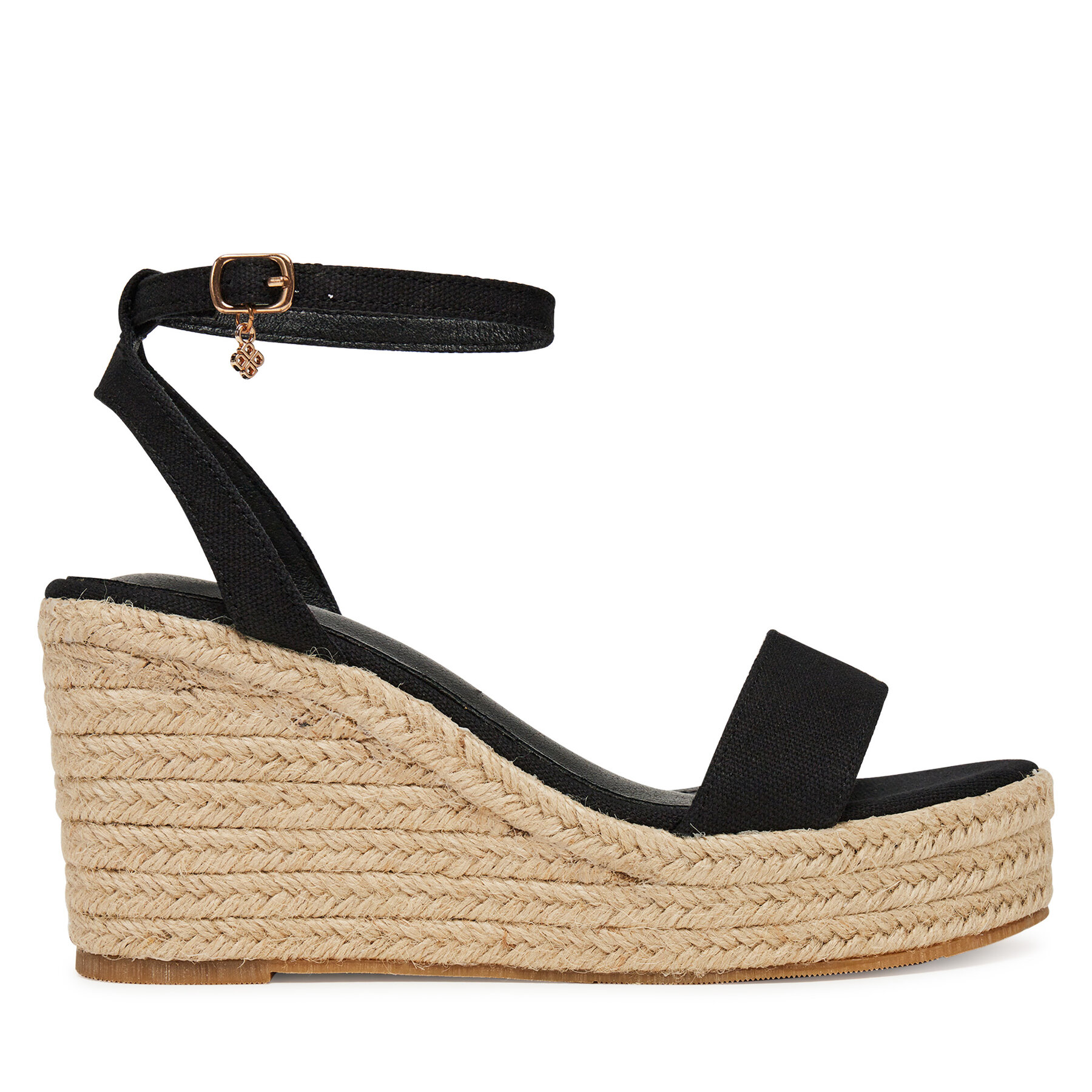 Espadrilky DeeZee EA0315-2 Čierna