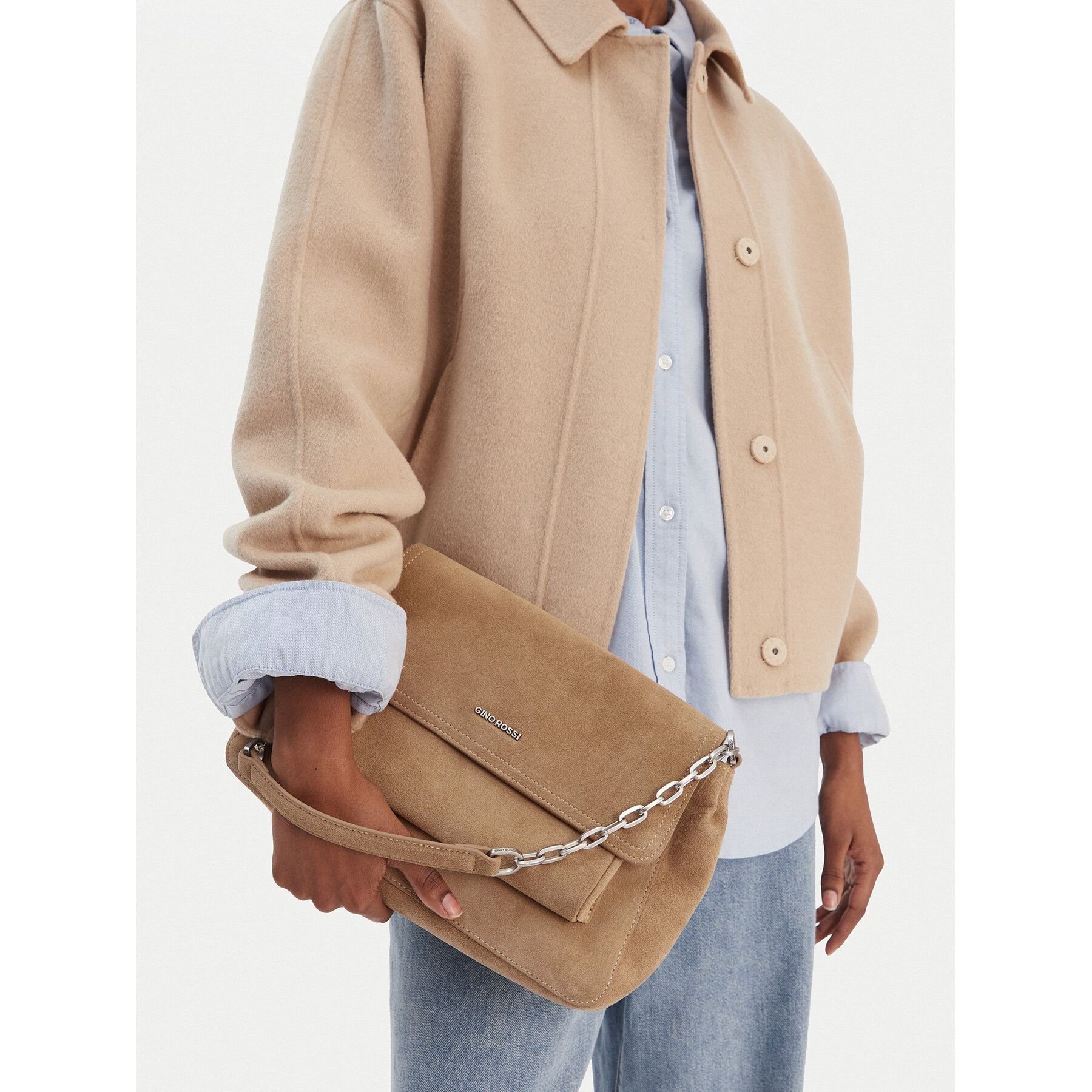 Geantă GINO ROSSI EO-LA224-19145 Bej