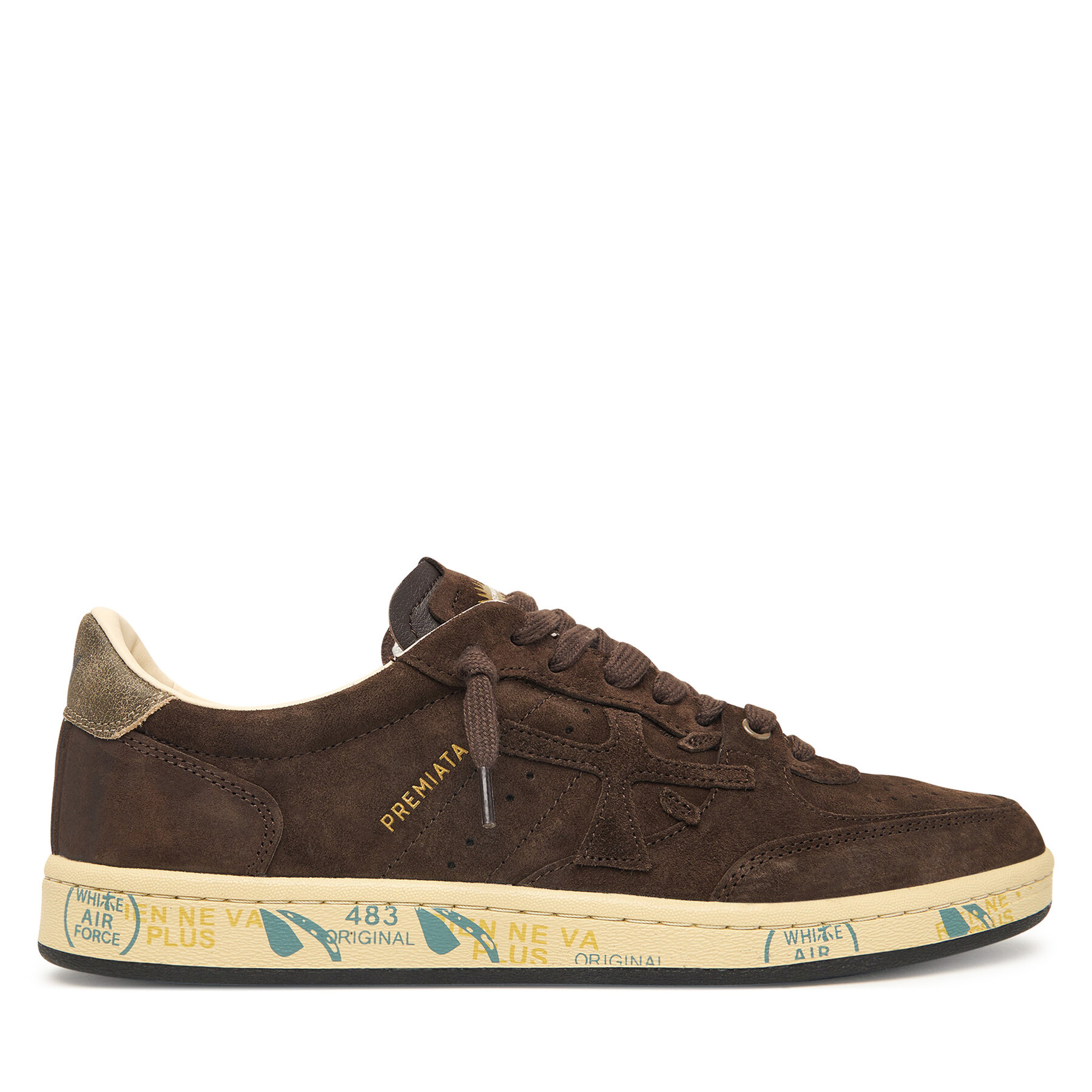 Сникърси Premiata Bsktclay Bskt Var 8446 Тъмнокафяв