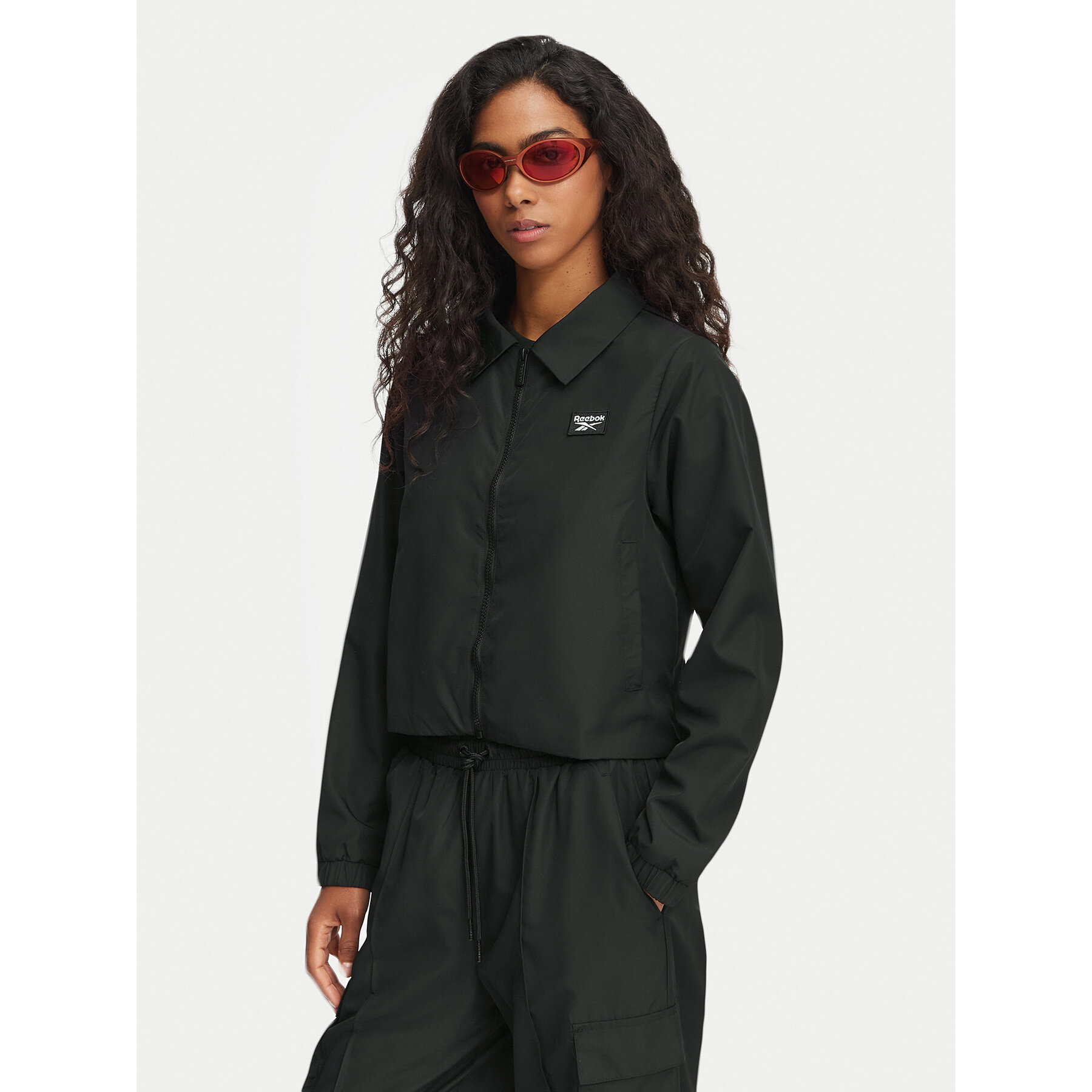 Reebok Hemdjacke Marcia RK25703CCW Schwarz Regular Fit