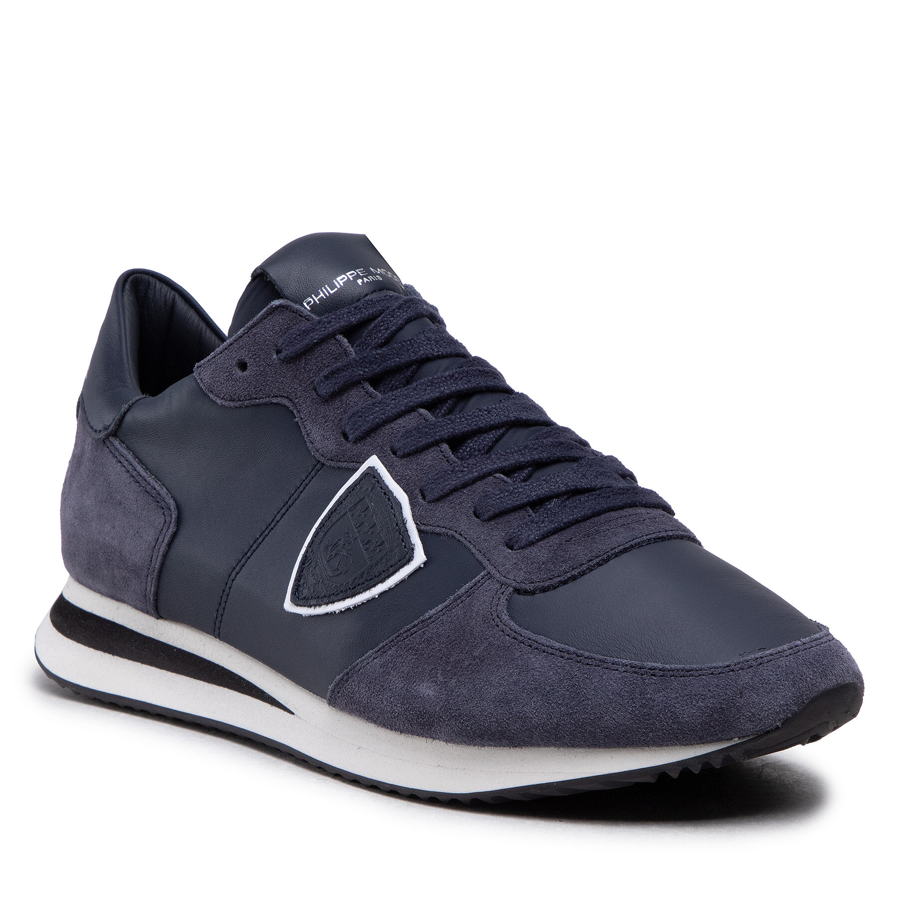 Sneakers Philippe Model Veau TZLU 6005 Bleu 6005 imagine noua