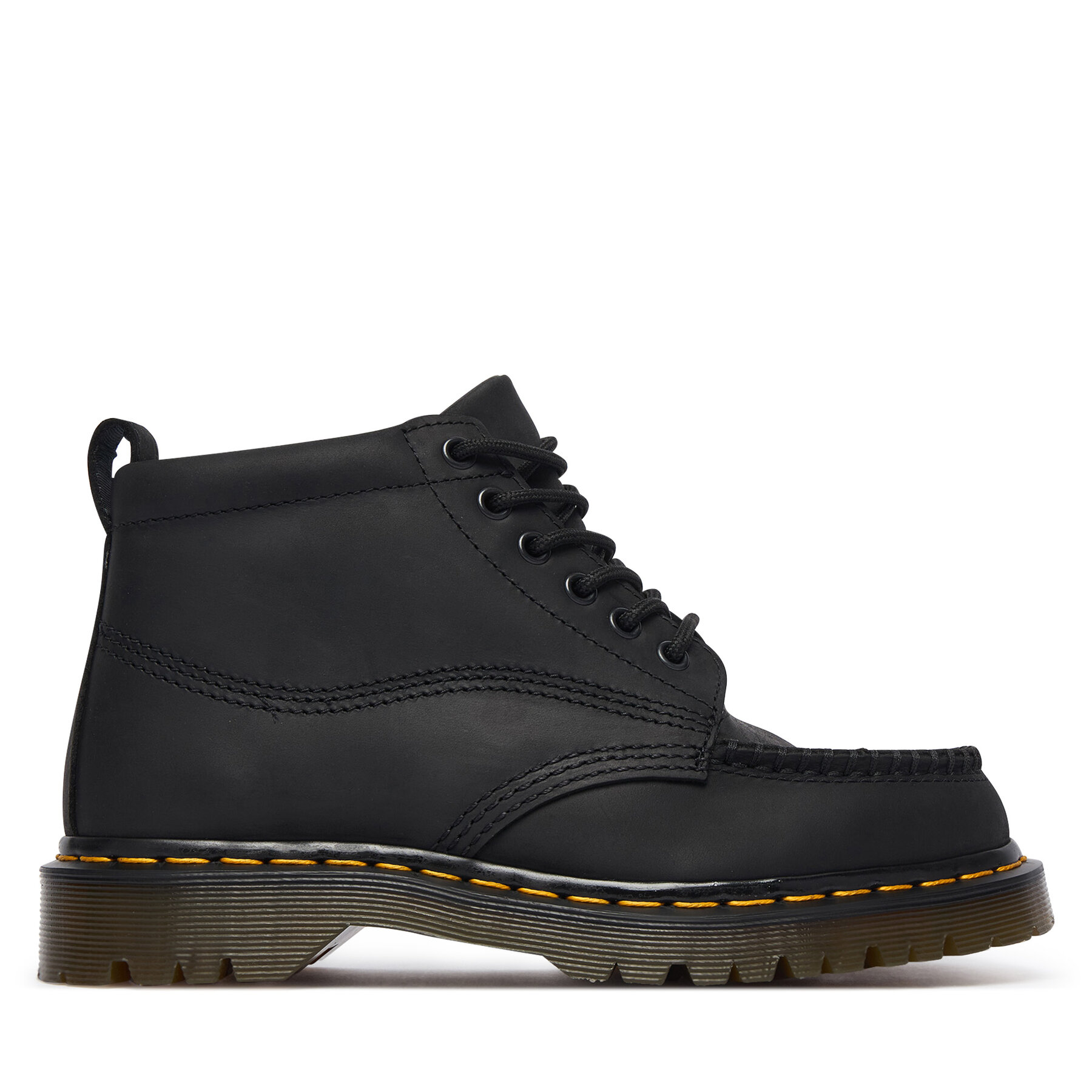 Gležnjarji Dr. Martens Lowell Chukka 6 Eye Crazy Horse DM43680001 Črna