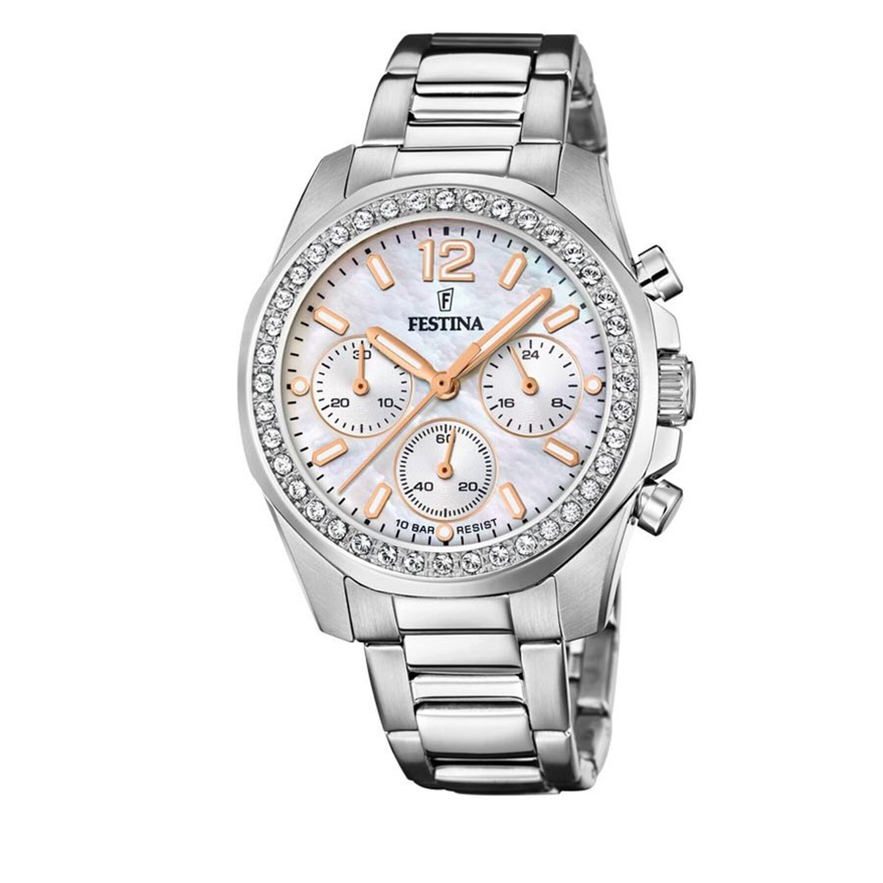 

Годинник Festina Boyfriend Chronograph 20606/1 Silver/Silver, Срібний