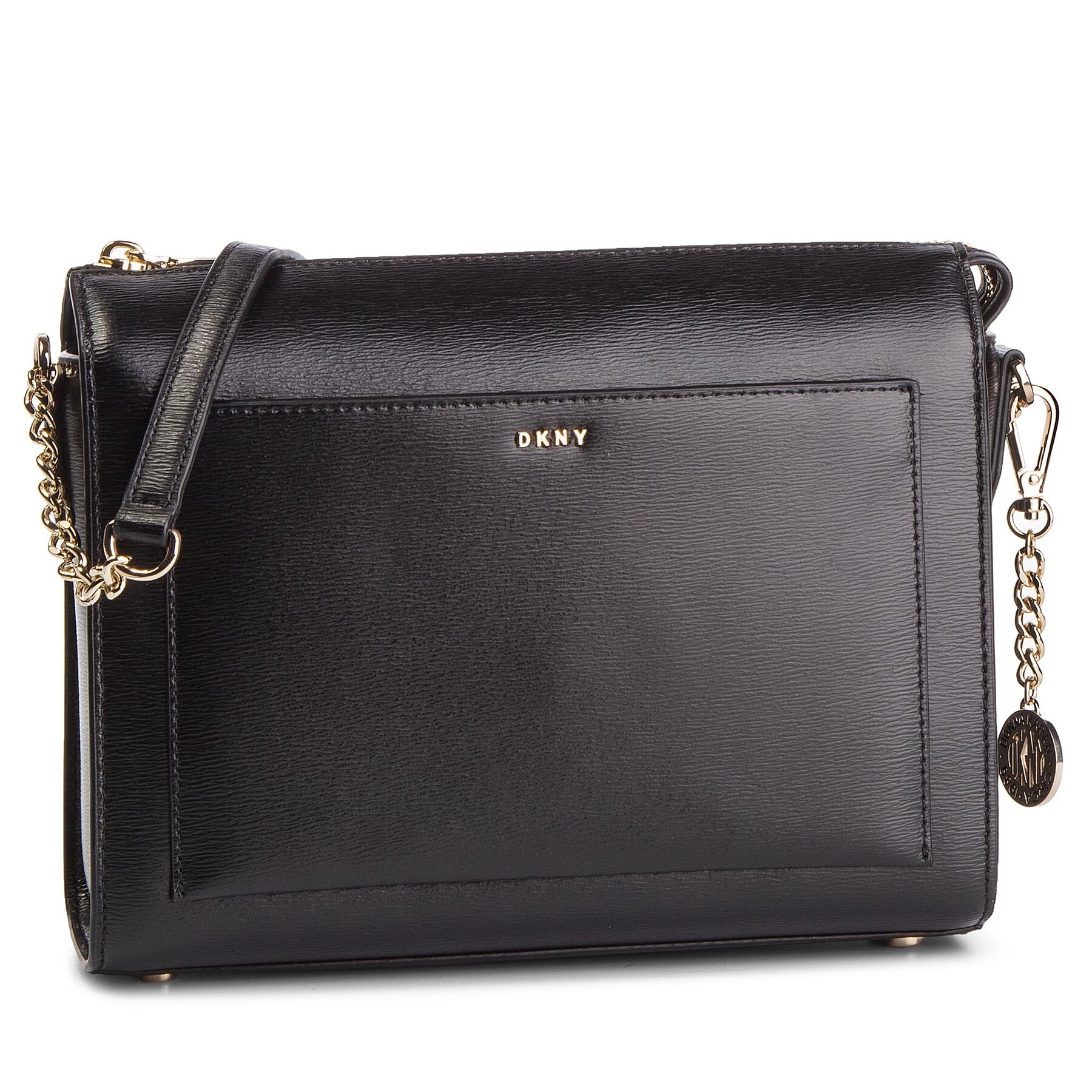 DKNY Bryant Med Box Cbody R74E3005 Blk/Gold BGD – Дамска чанта