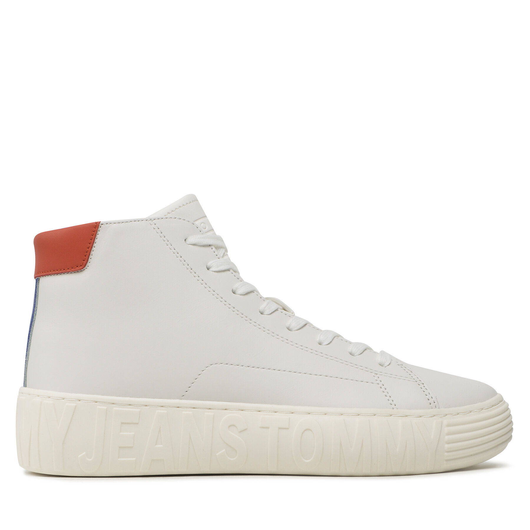 Sneakers Tommy Jeans Tjm Outsole Mid Cut EM0EM01218 Ecru TCR