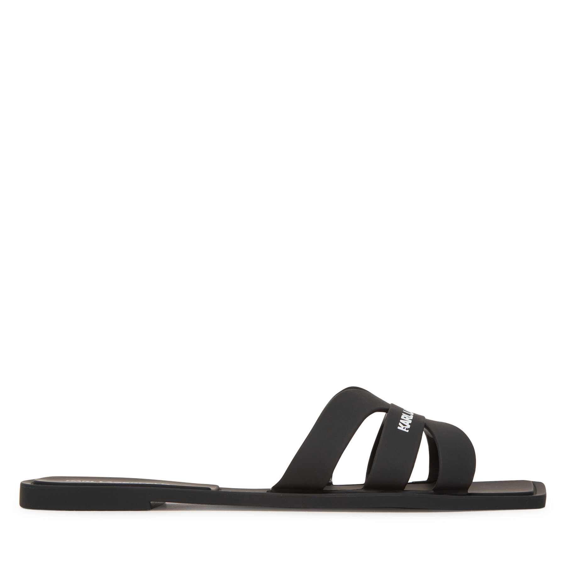 Natikače KARL LAGERFELD Jelly IV KL80025 Crna