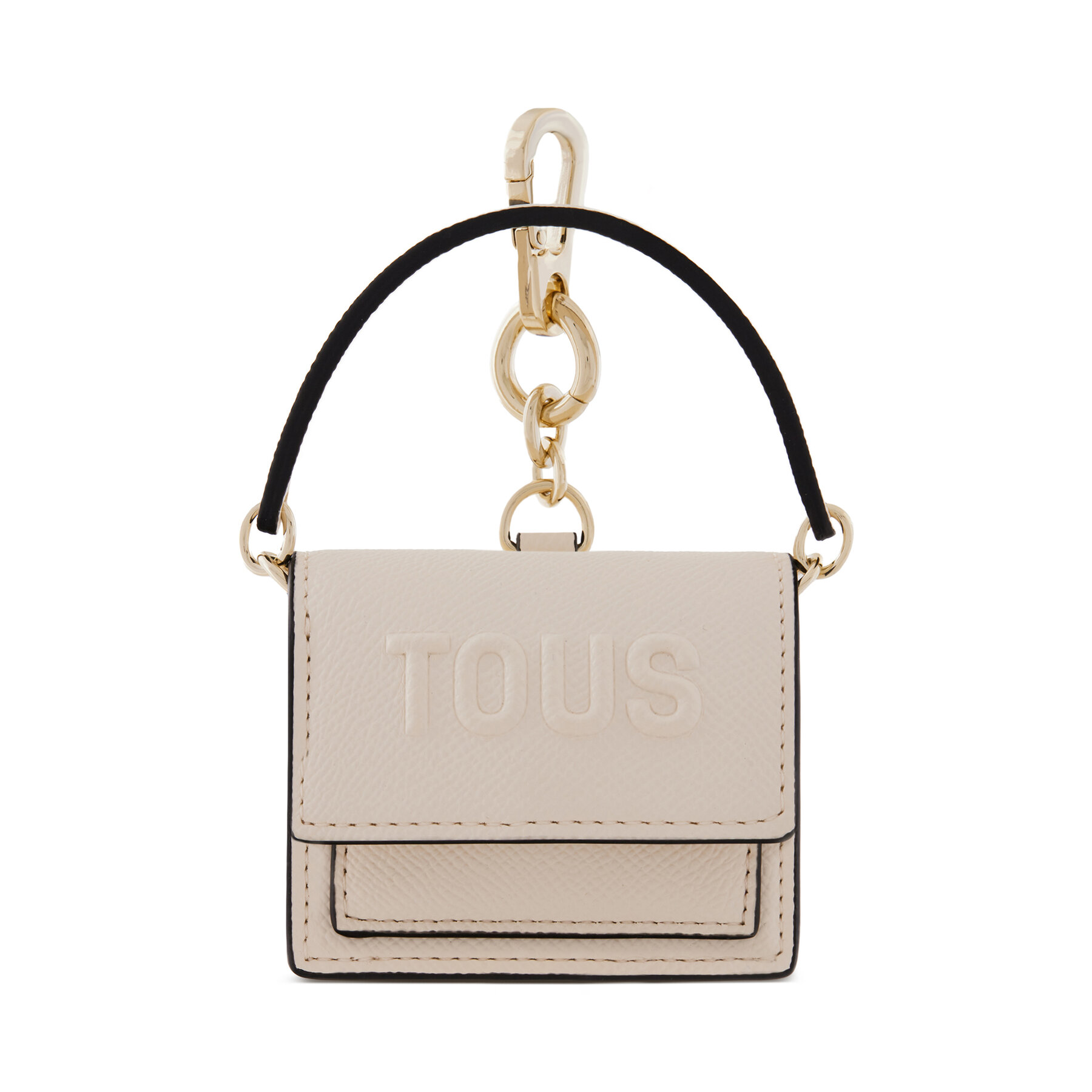 Portachiavi TOUS Mini Bandolera Audree 2002203501 Beige, Taglia OS, taglia : OS