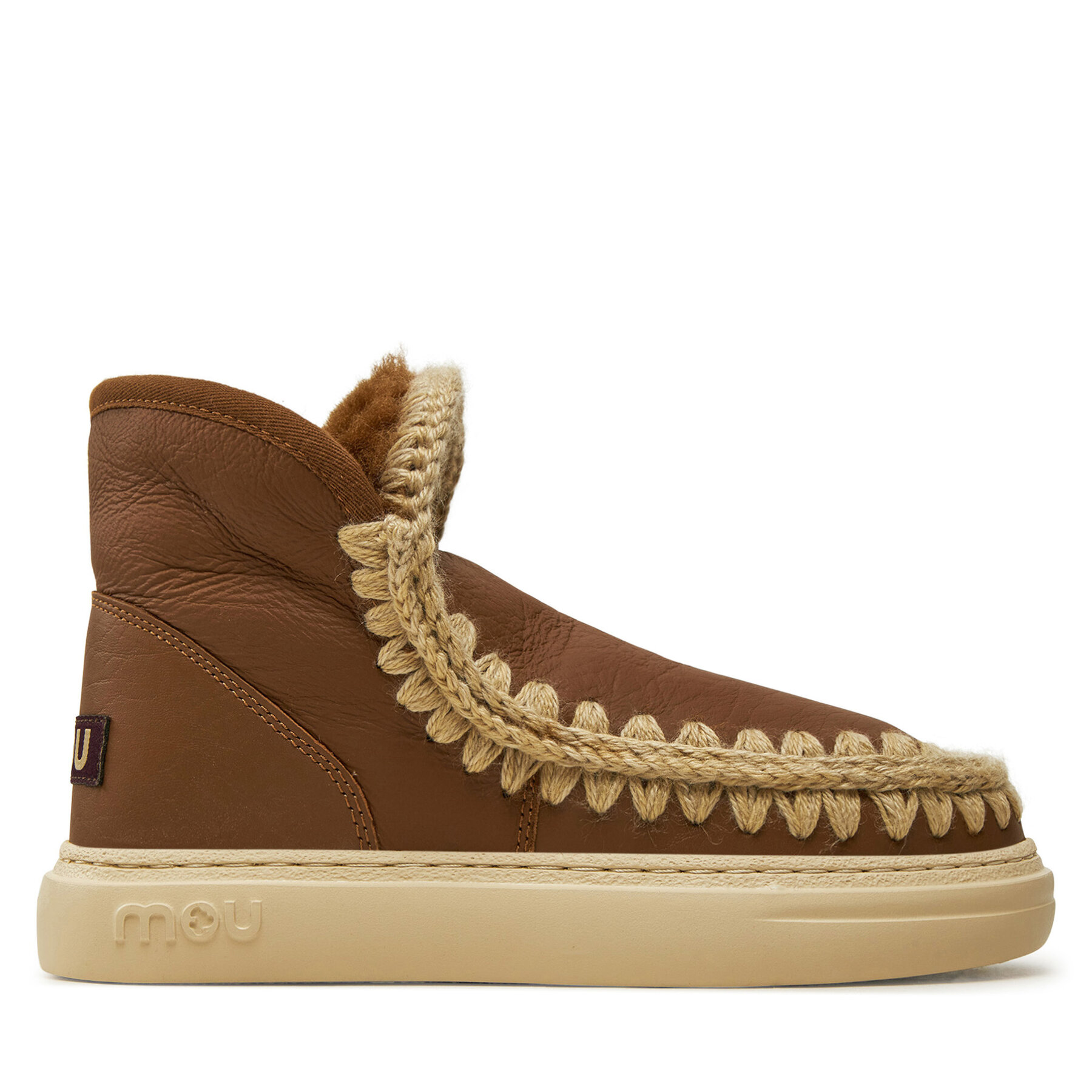 Botas de nieve Mou Eskimo Sneaker Bold FW411000B Marrón