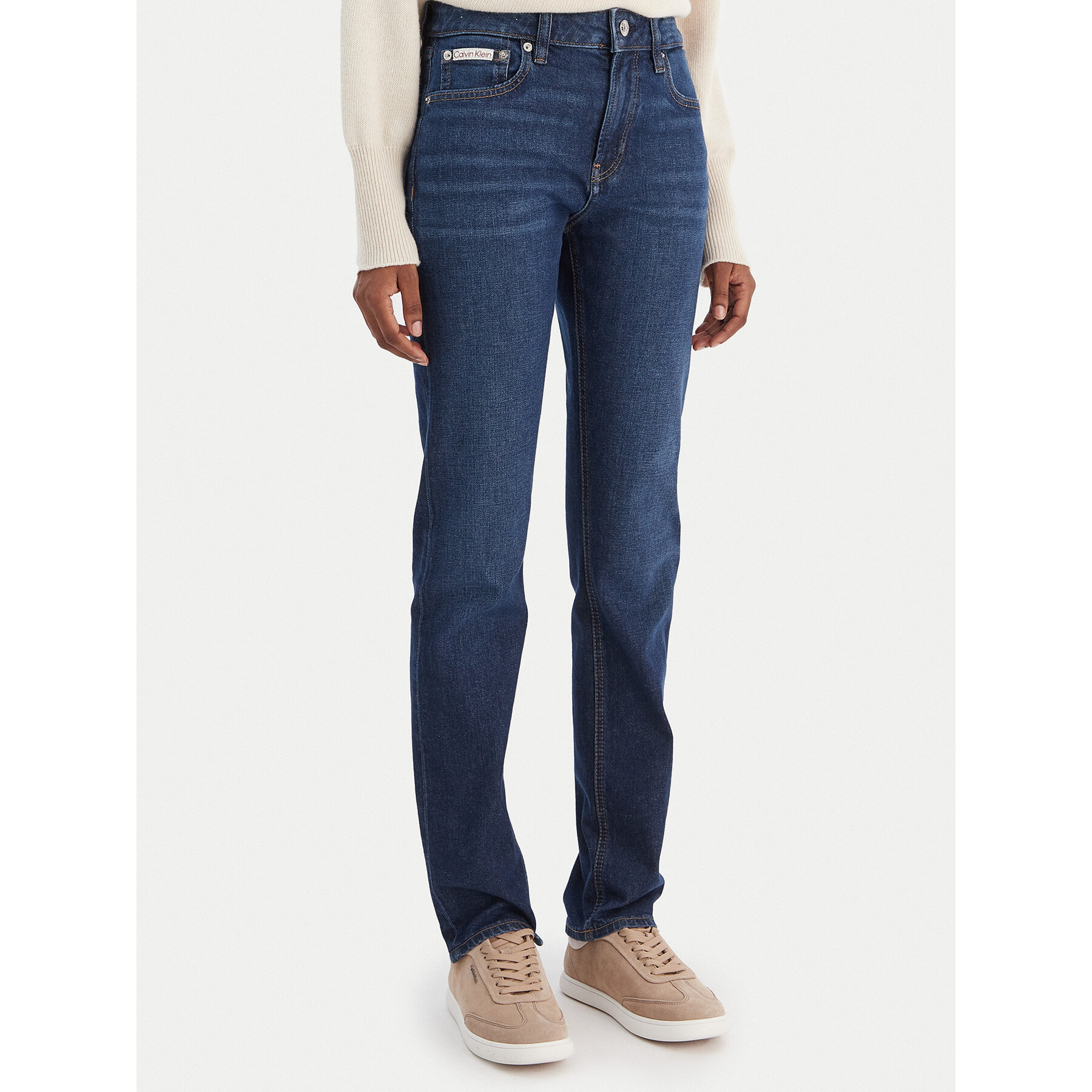 Calvin Klein Jeans Jeans Mid Rise Slim Blue Orbit LV047C778G Blau Slim Fit