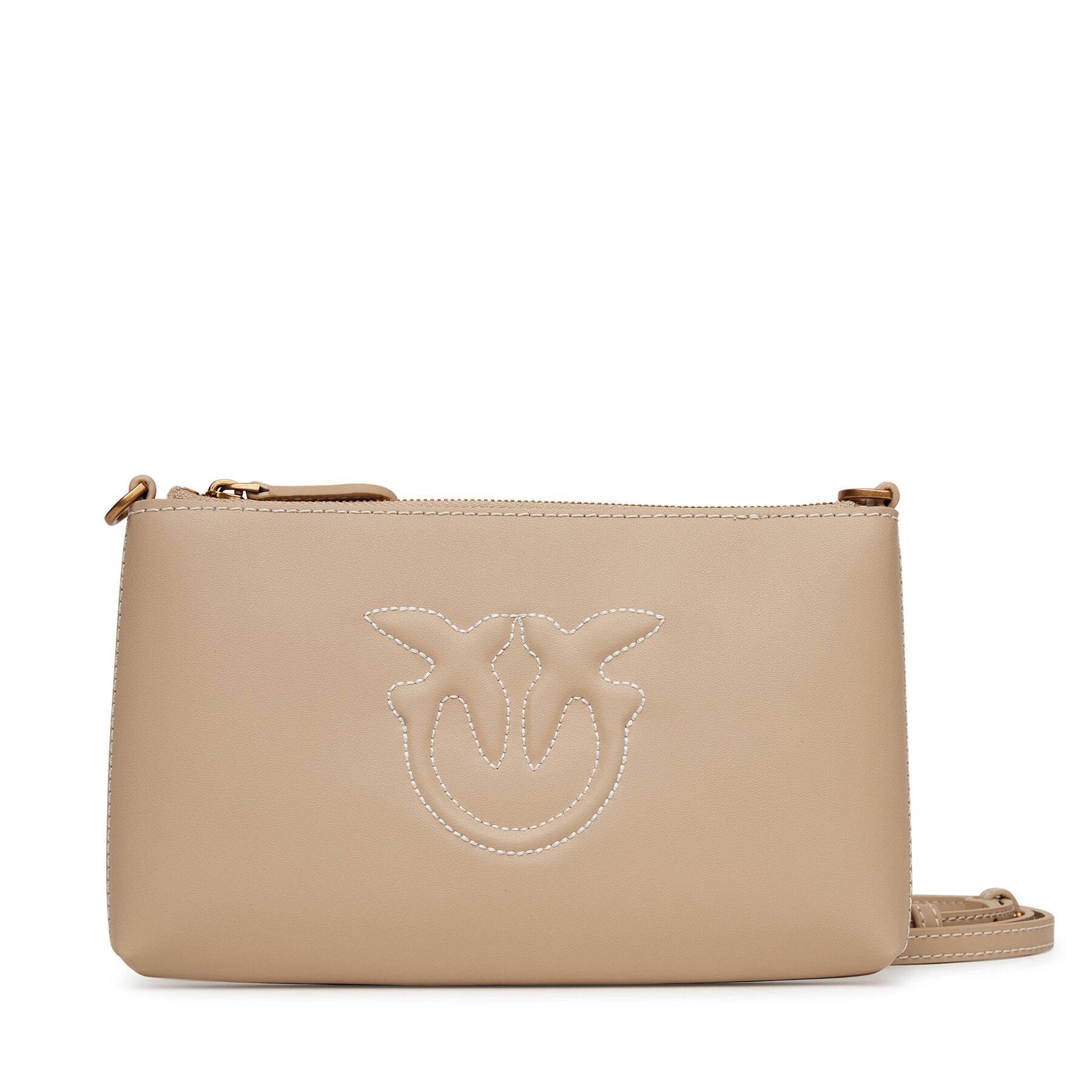 Handtasche PINKO Flat Horizontal Mini PE 25 PCPL 104277 A2AN Beige, Größe 00