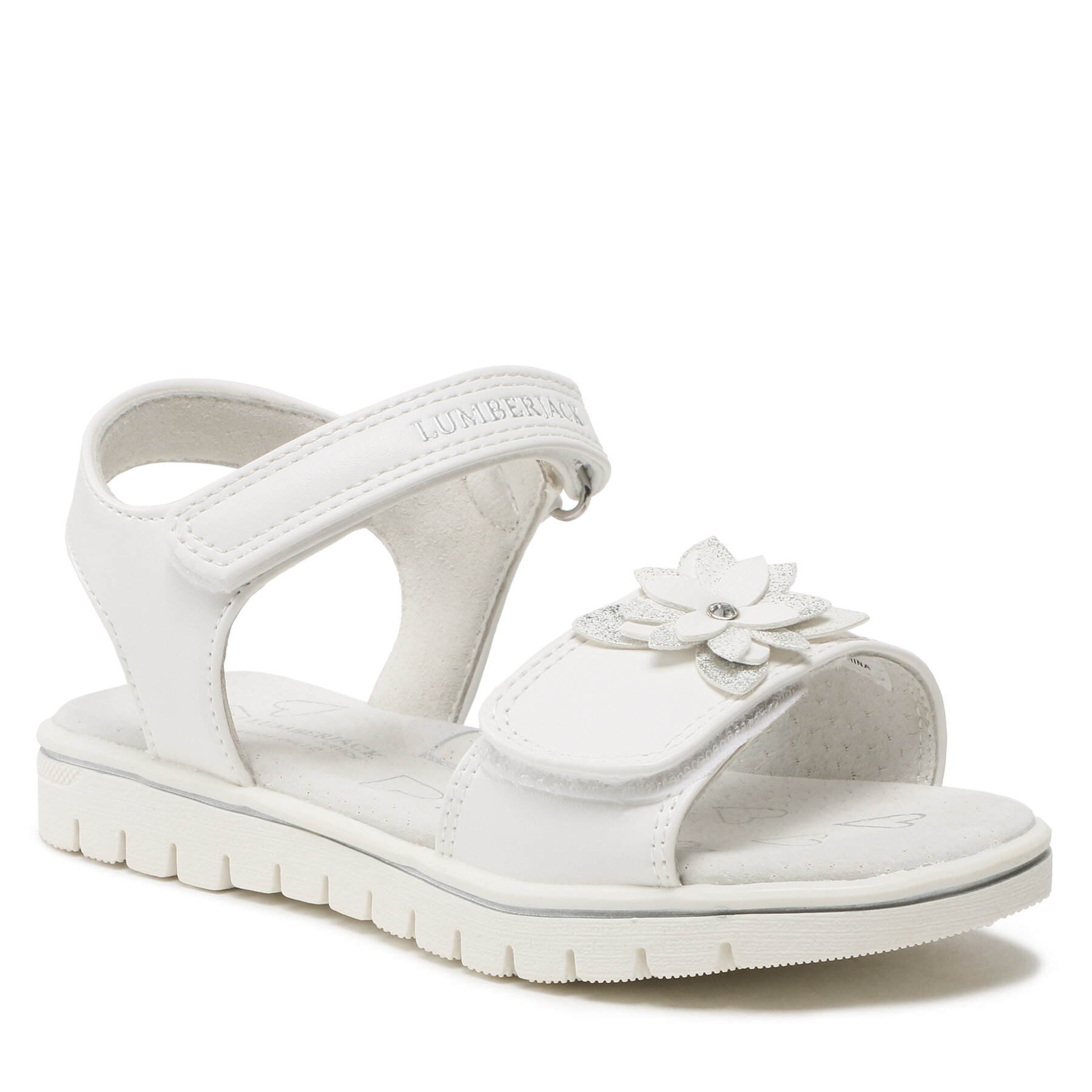 Sandale Lumberjack SANDAL WITH FLOWER Alb