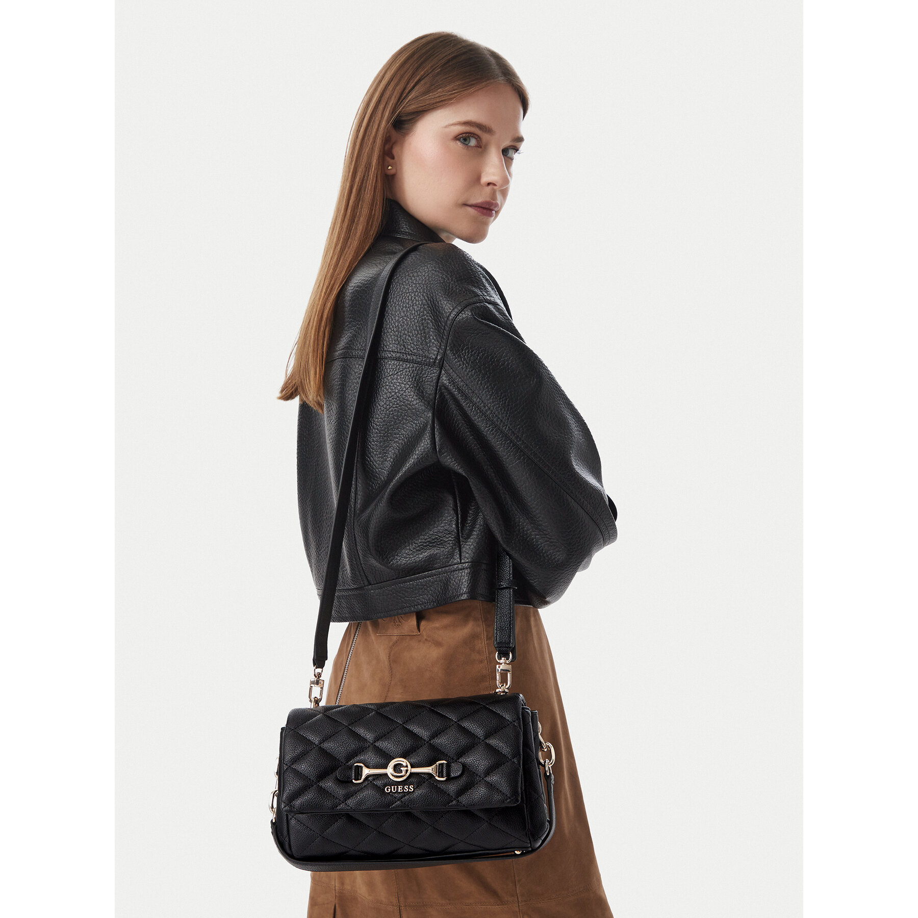 Geantă Guess Frances HWQG22 41190 Negru