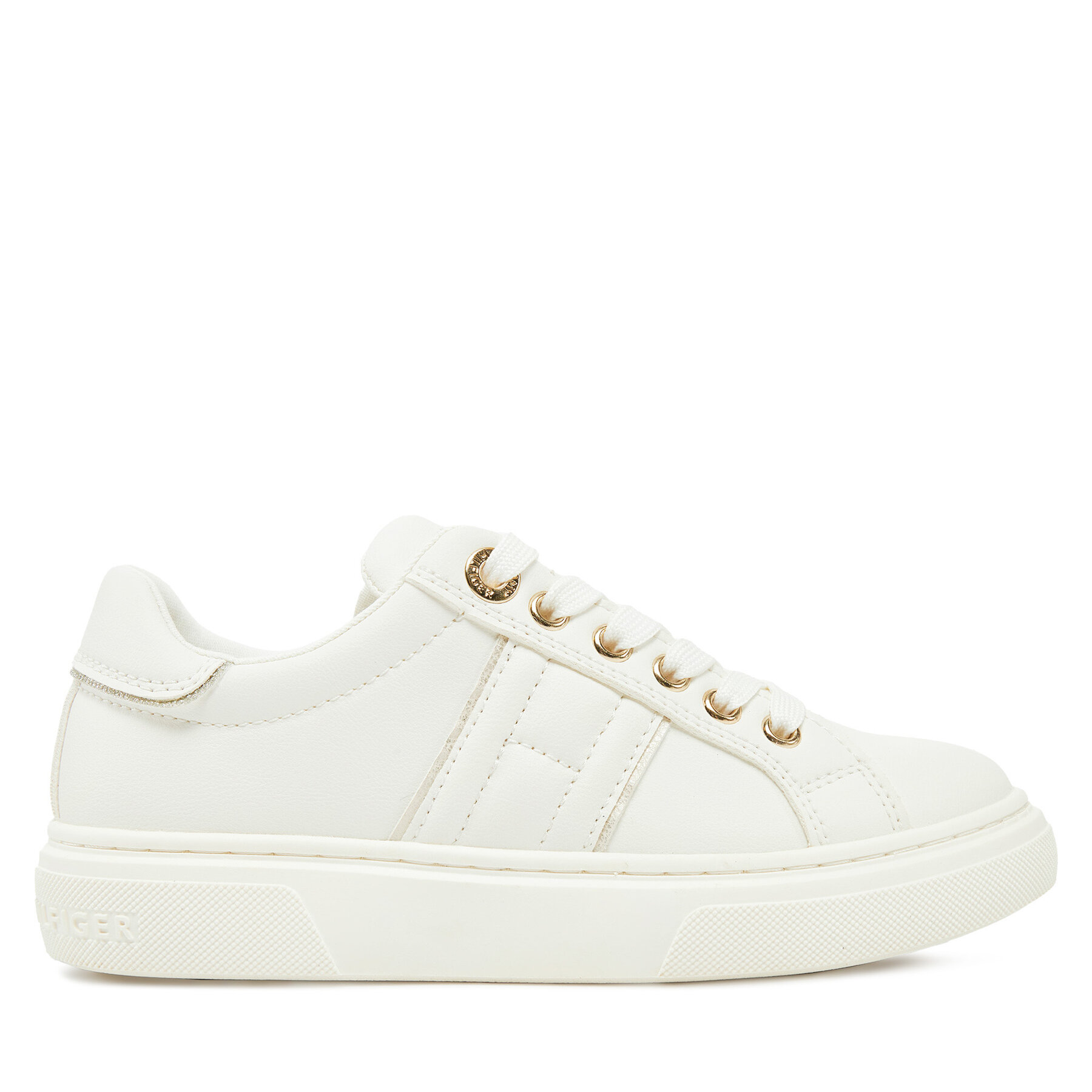 Snīkeri Tommy Hilfiger Low Cut Lace-Up Sneaker T3A9-33745-1439 M Balts