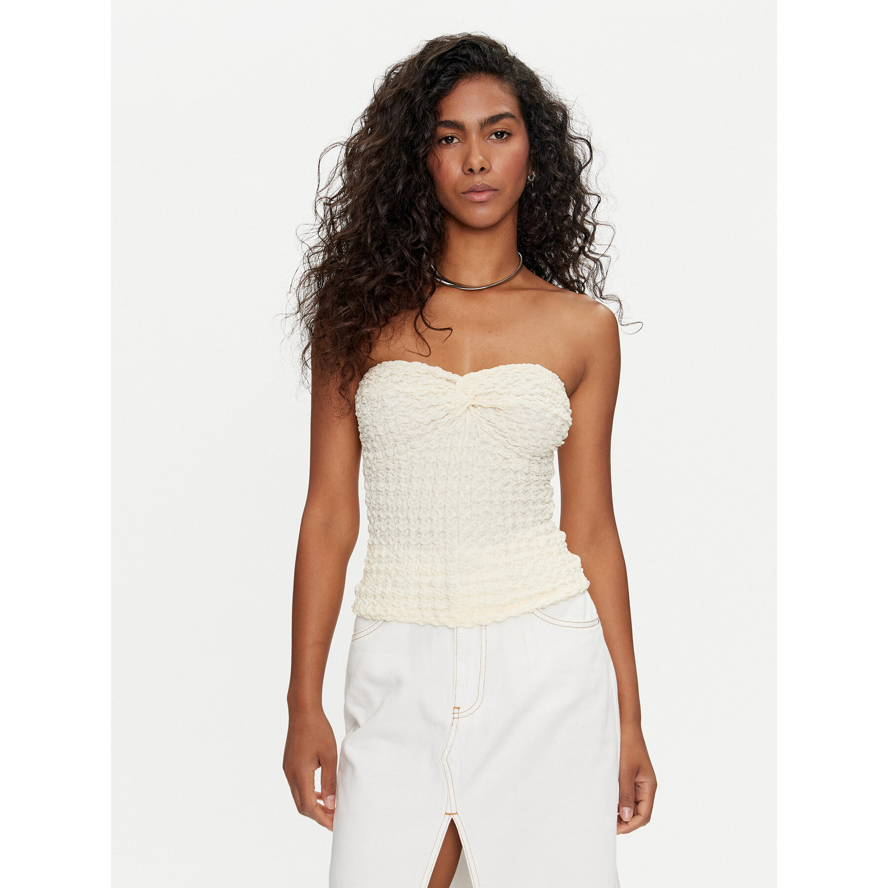 Vila Τοπ Tiro 14106707 Μπεζ Regular Fit