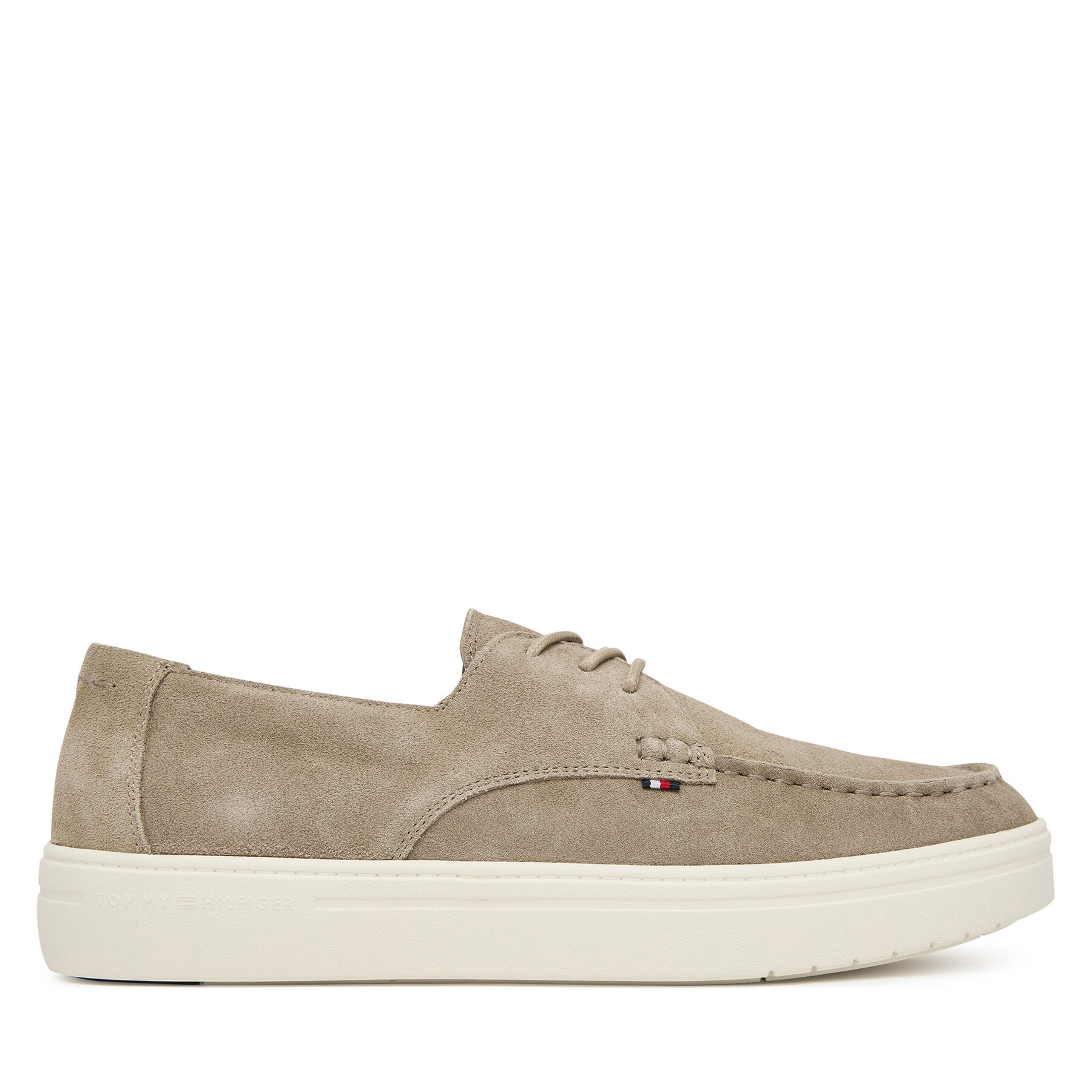 Κλειστά παπούτσια Tommy Hilfiger Casual Suede Stitch Toe Hybrid FM0FM05707 Μπεζ