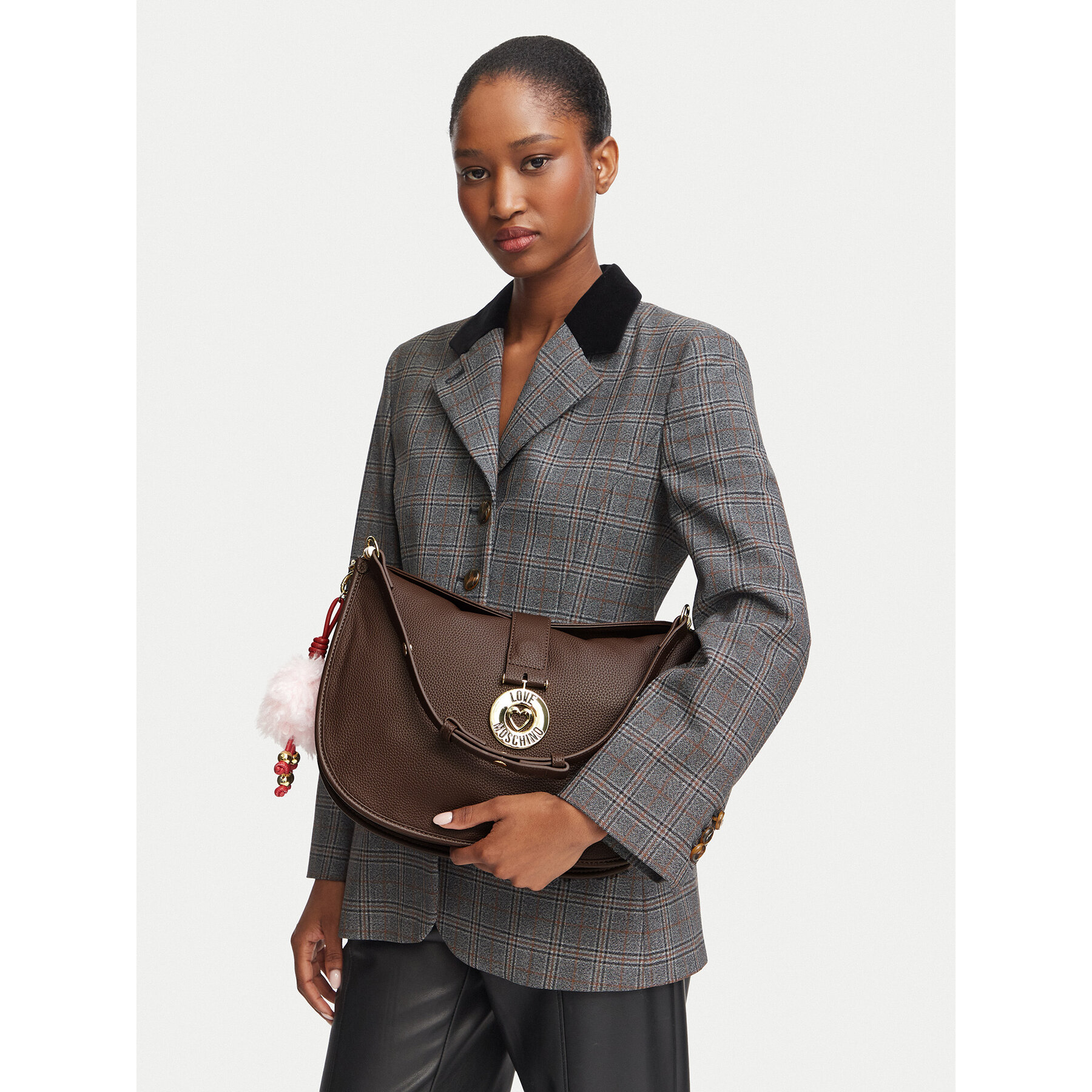 Kabelka LOVE MOSCHINO JC4234PP0PKI0313 Hnědá