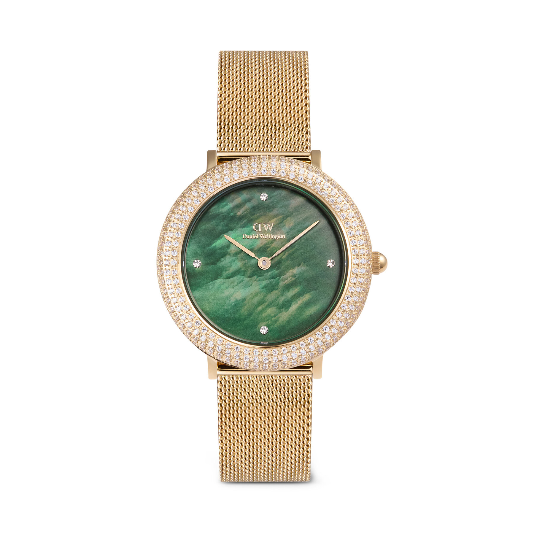 Ročna ura Daniel Wellington Crystalline Bezel 3 DW00100824 Zlata