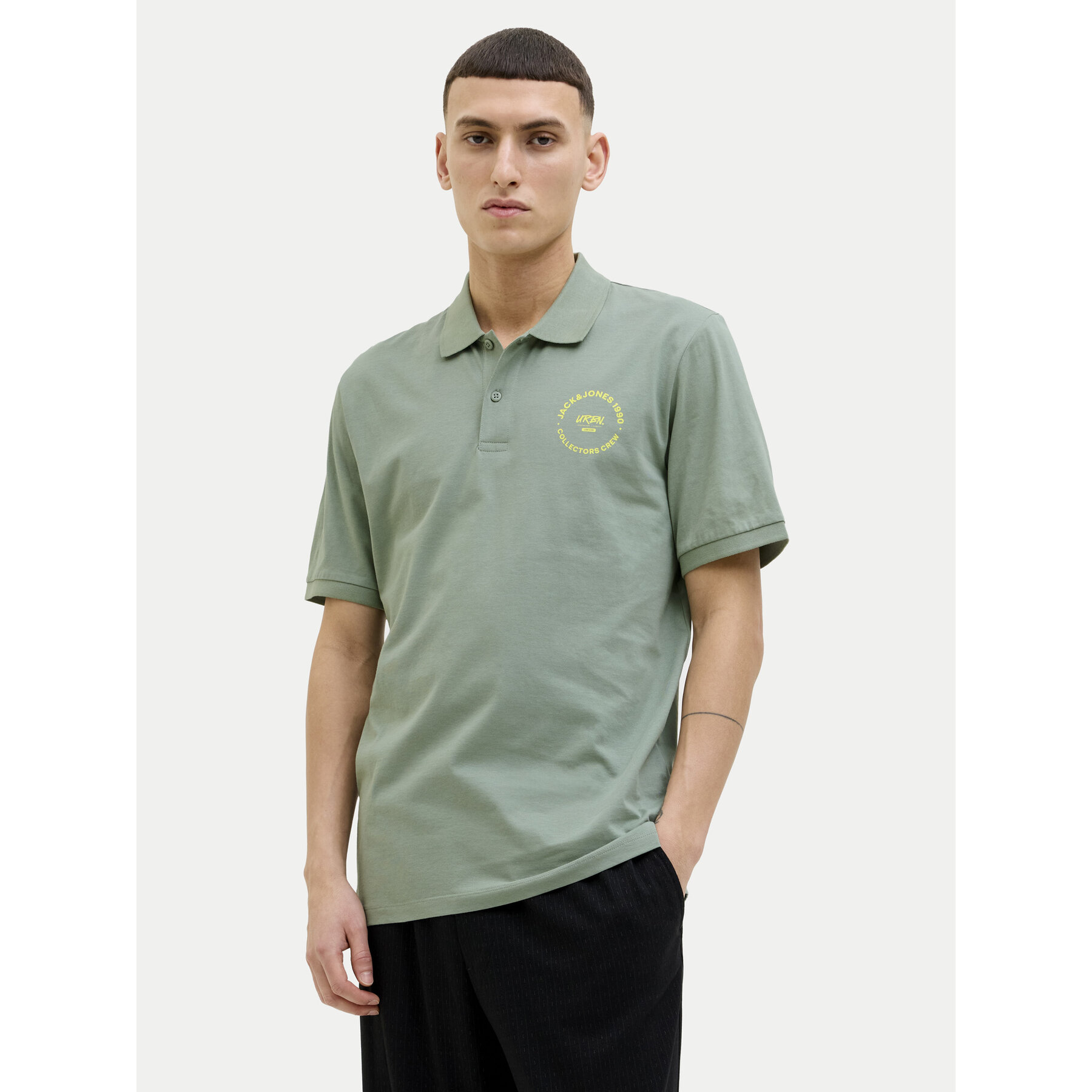 Jack & Jones Polo majica Simon 12269299 Zelena Regular Fit