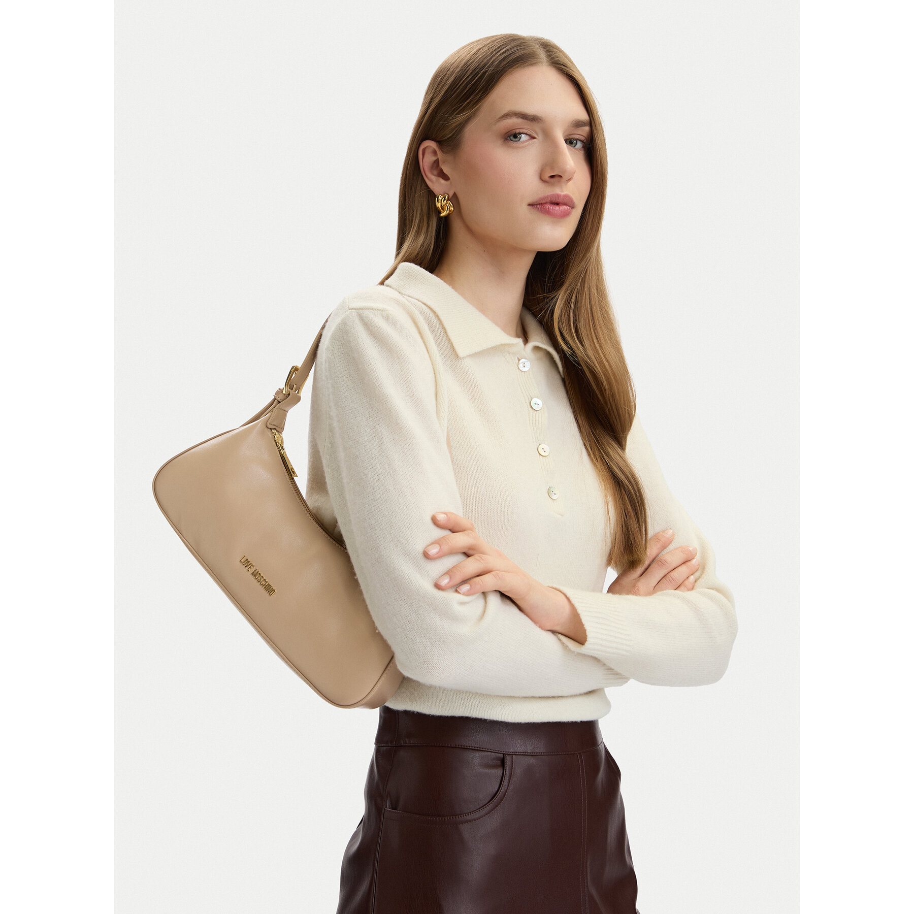 Дамска чанта LOVE MOSCHINO JC4390PP0OKO0209 Бежов