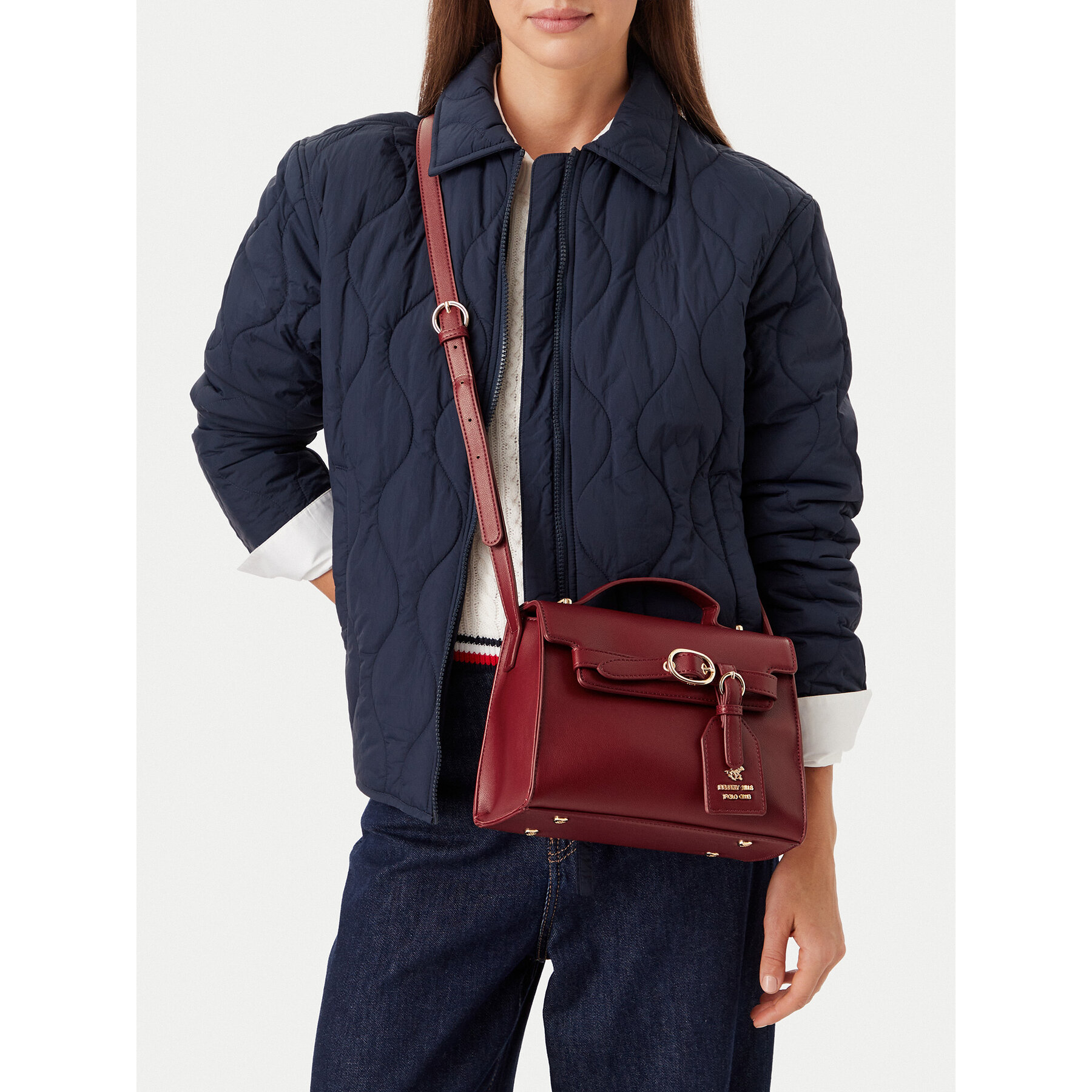 Дамска чанта Beverly Hills Polo Club CEO-BHPC-C-010-10 Бордо
