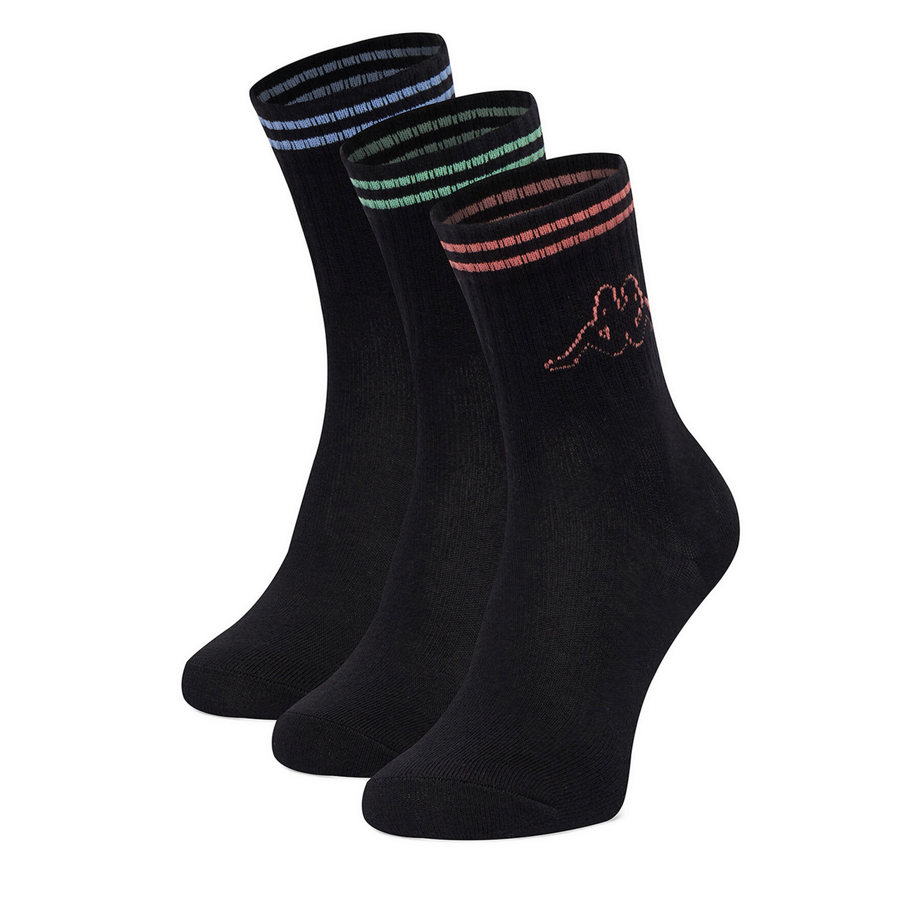 Șosete lungi Kappa CEO_KR_KAPPA_DZ006_W_AW25 Negru