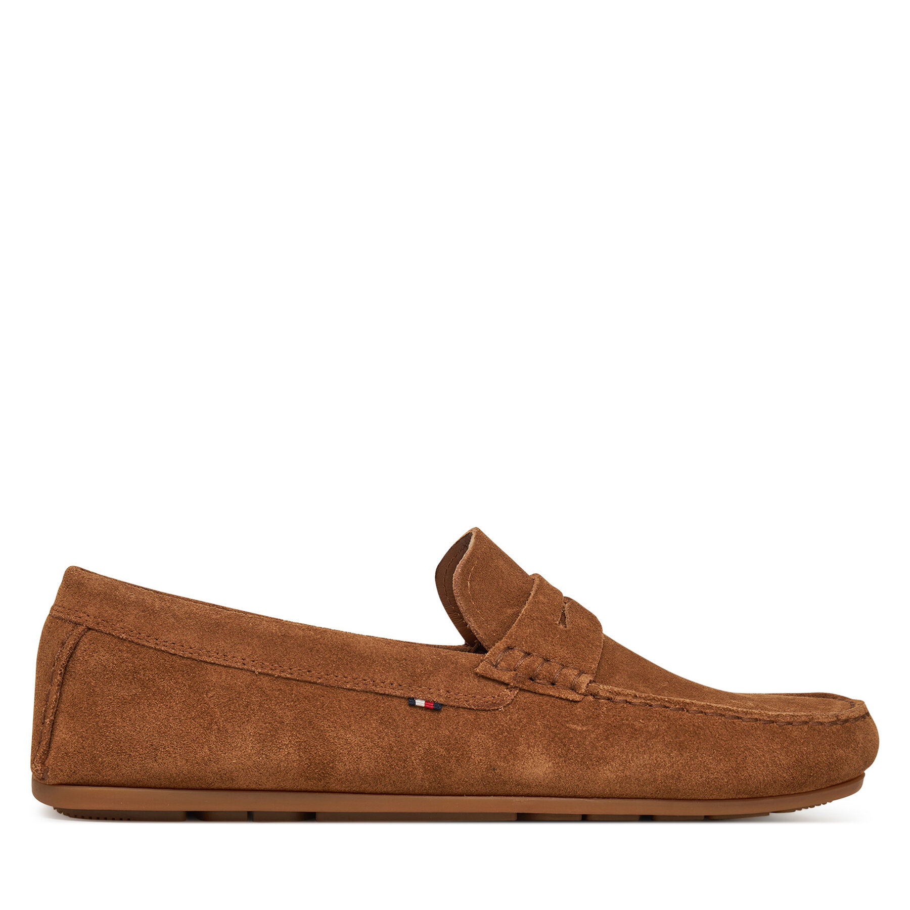 Męskie Mokasyny Tommy Hilfiger, Rozmiar 40 Brązowy Casual Hilfiger Suede Driver FM0FM04998