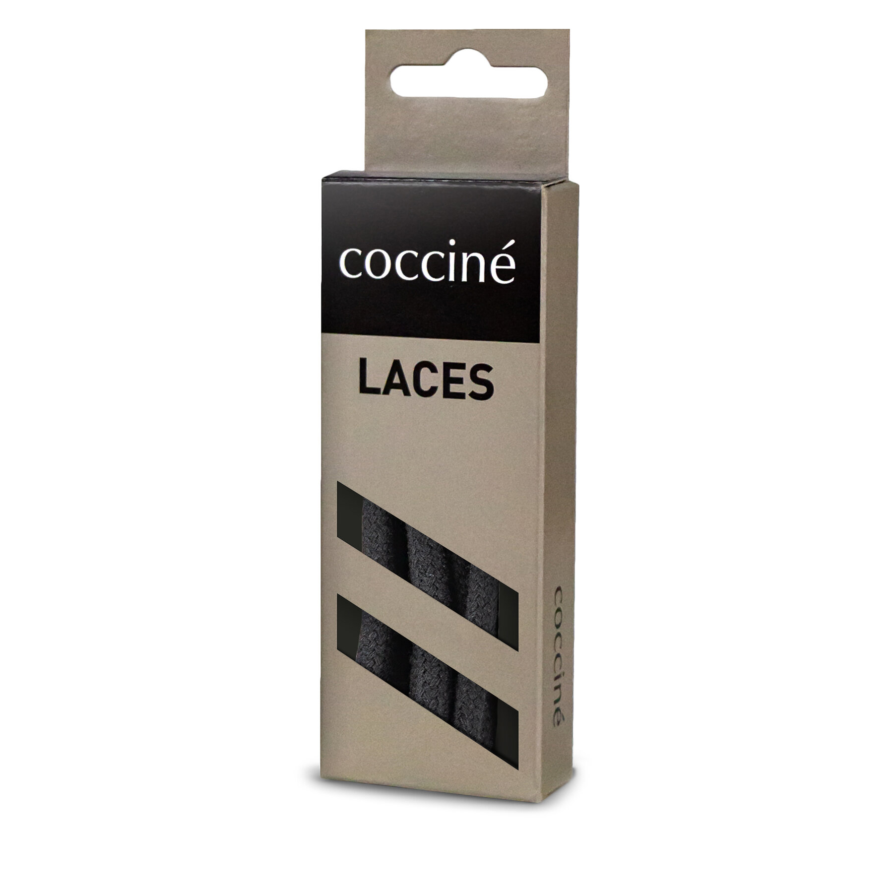 Šnúrky do topánok Coccine SZNUROWADŁA 90 cm F3 BAWEŁNIANE v.AZ Čierna