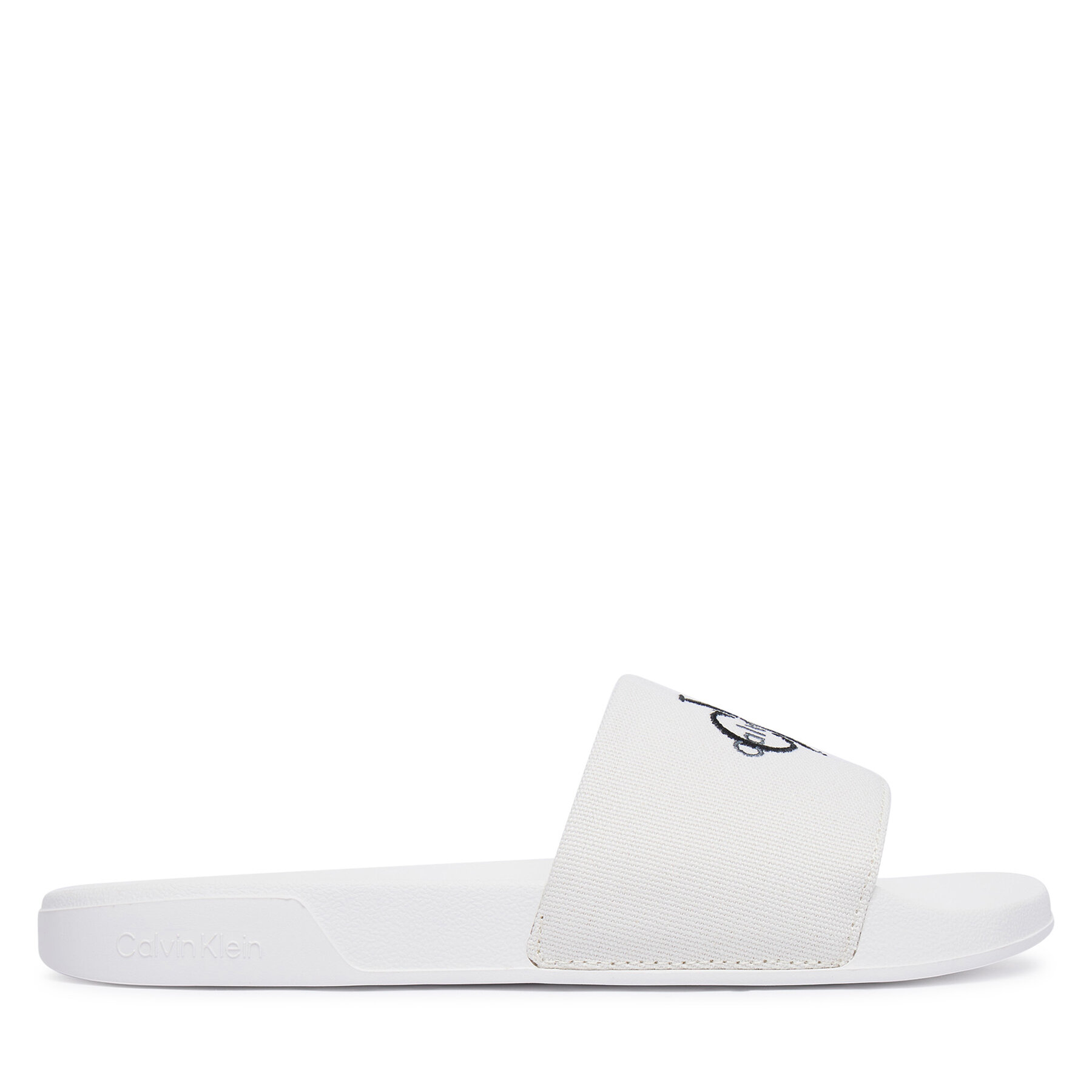 Şlapi Calvin Klein Ess HW0HW02958 Alb