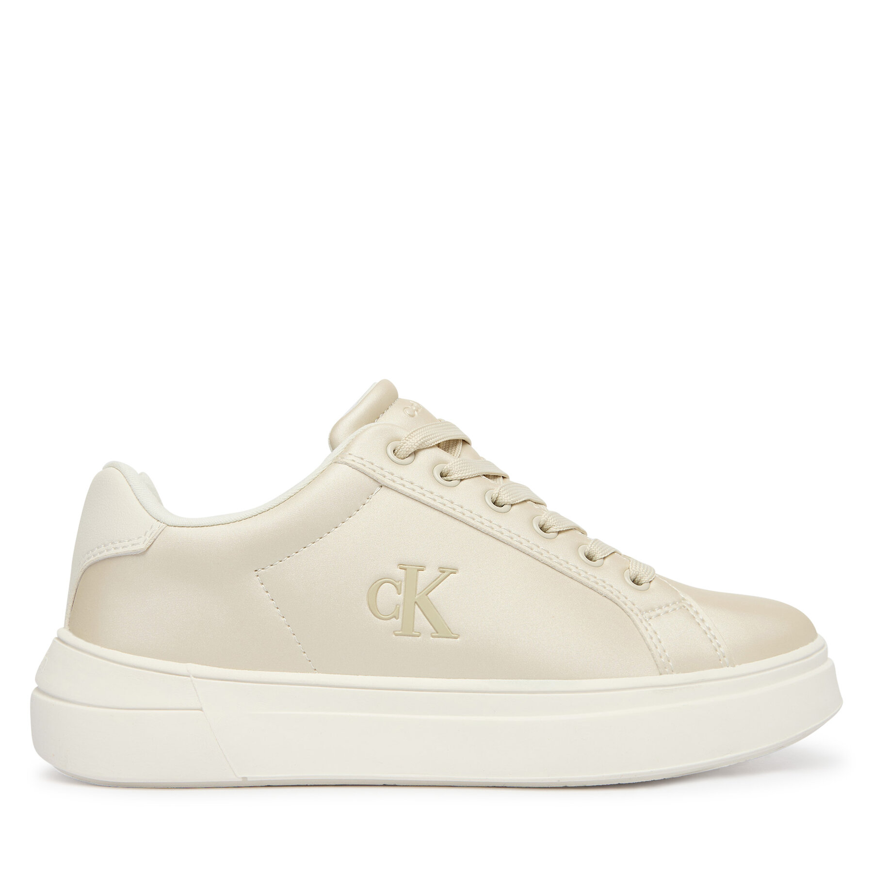 Сникърси Calvin Klein Low Cut Lace Up V3A9-83220-1688 Бежов