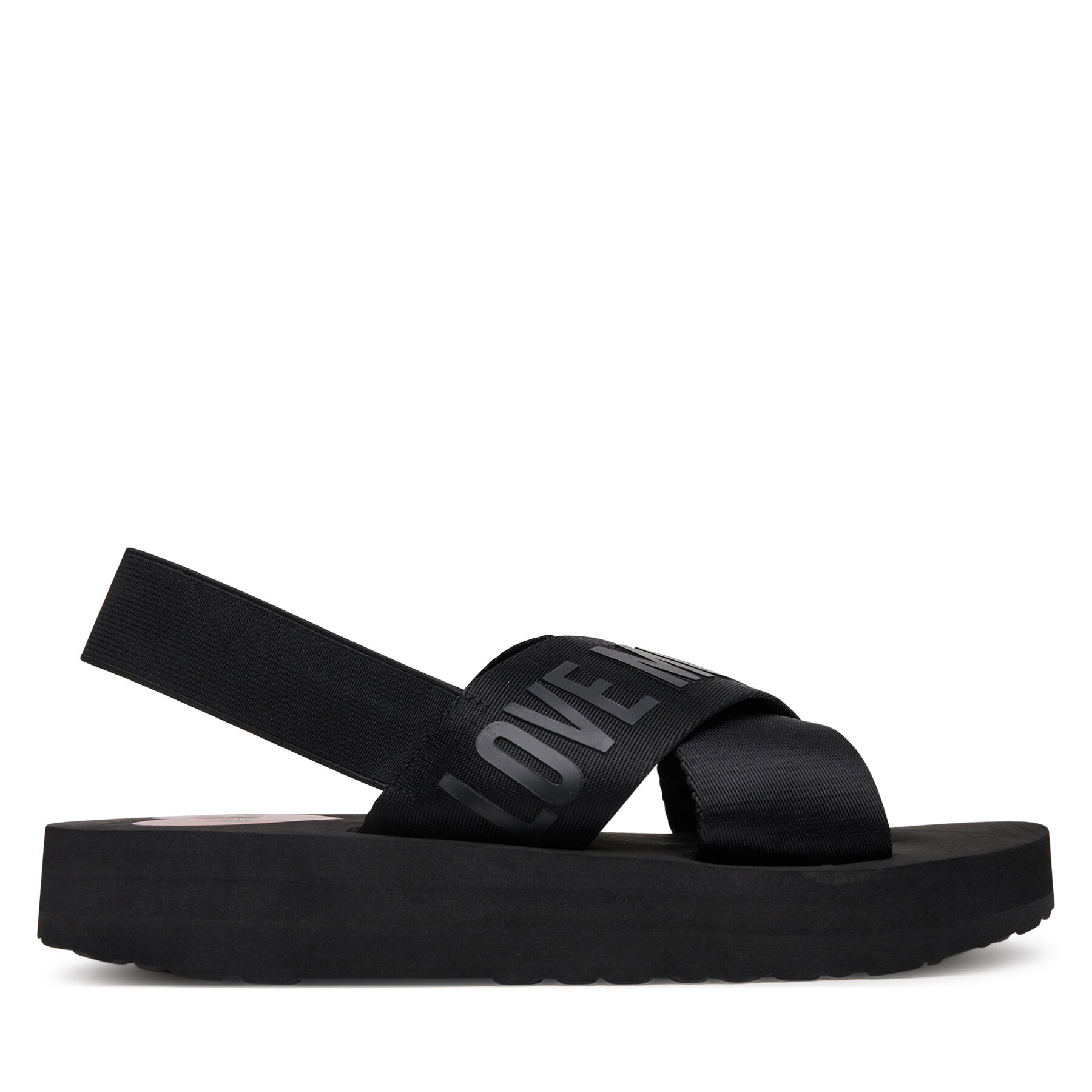 Szandál LOVE MOSCHINO JA16214G0MIX4000 Fekete