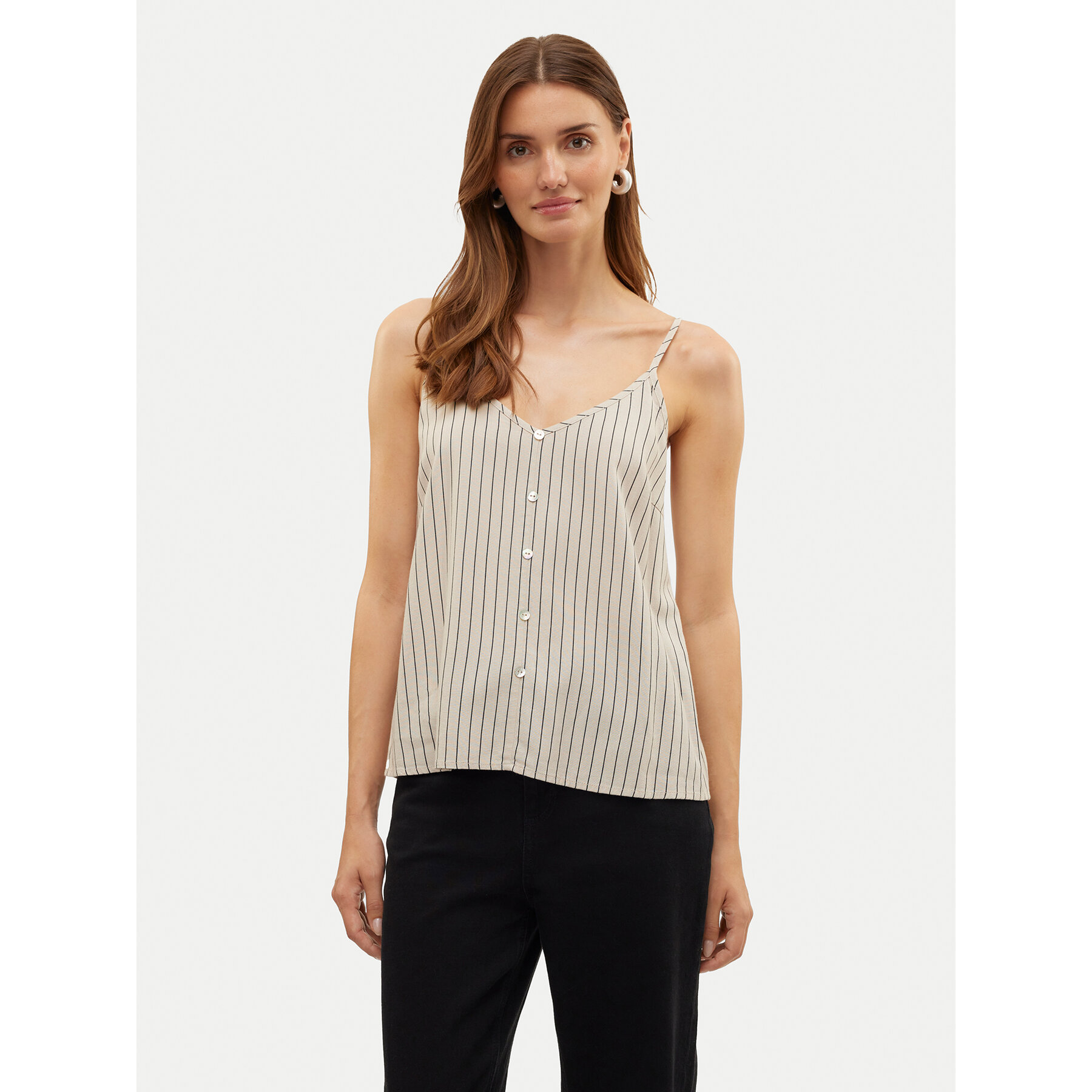 Vero Moda Felső Mymilo 10303690 Bézs Regular Fit