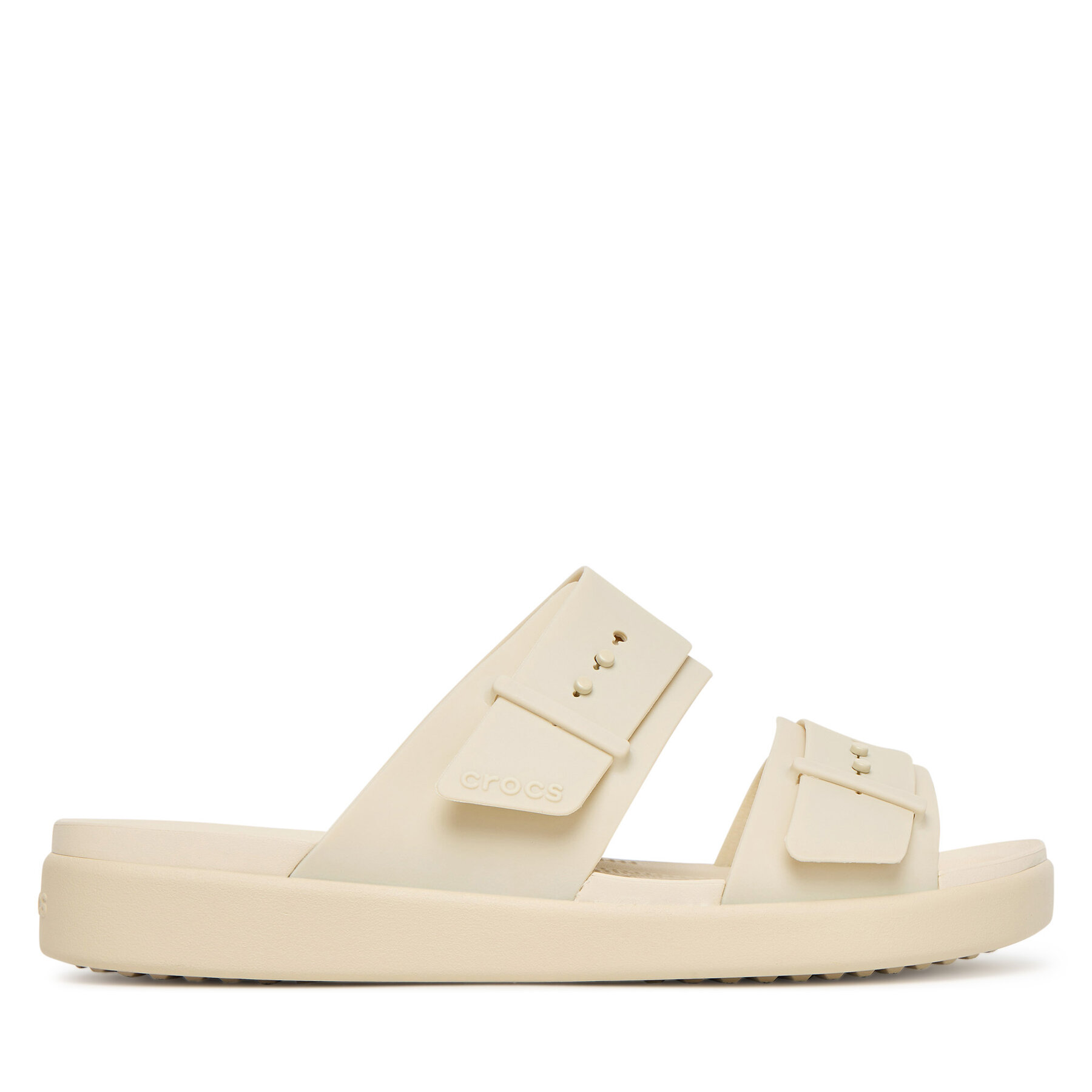 Şlapi Crocs Brooklyn Buckle Low Low 211215 Écru