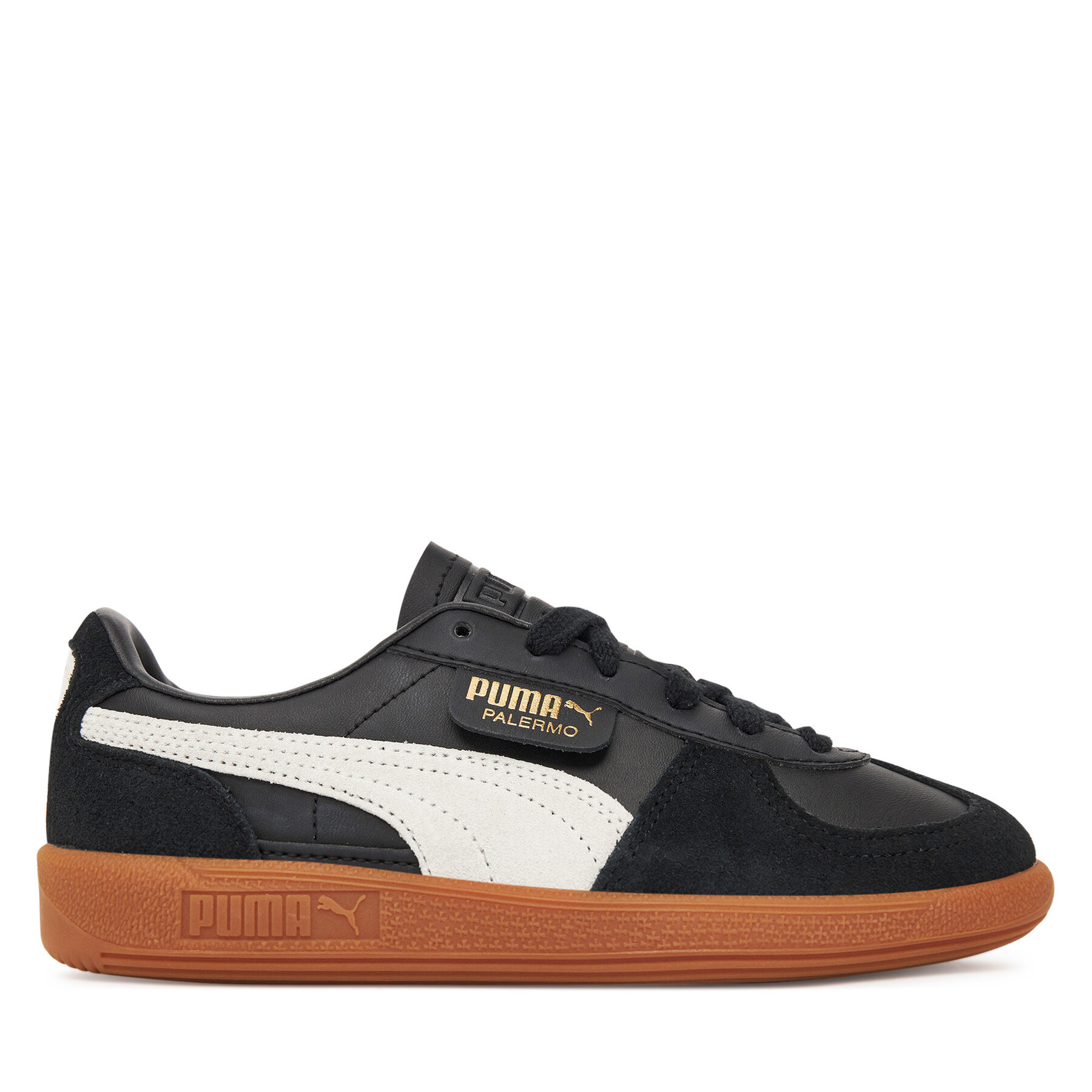 Сникърси Puma Palermo Lth Jr 397275 03 Черен