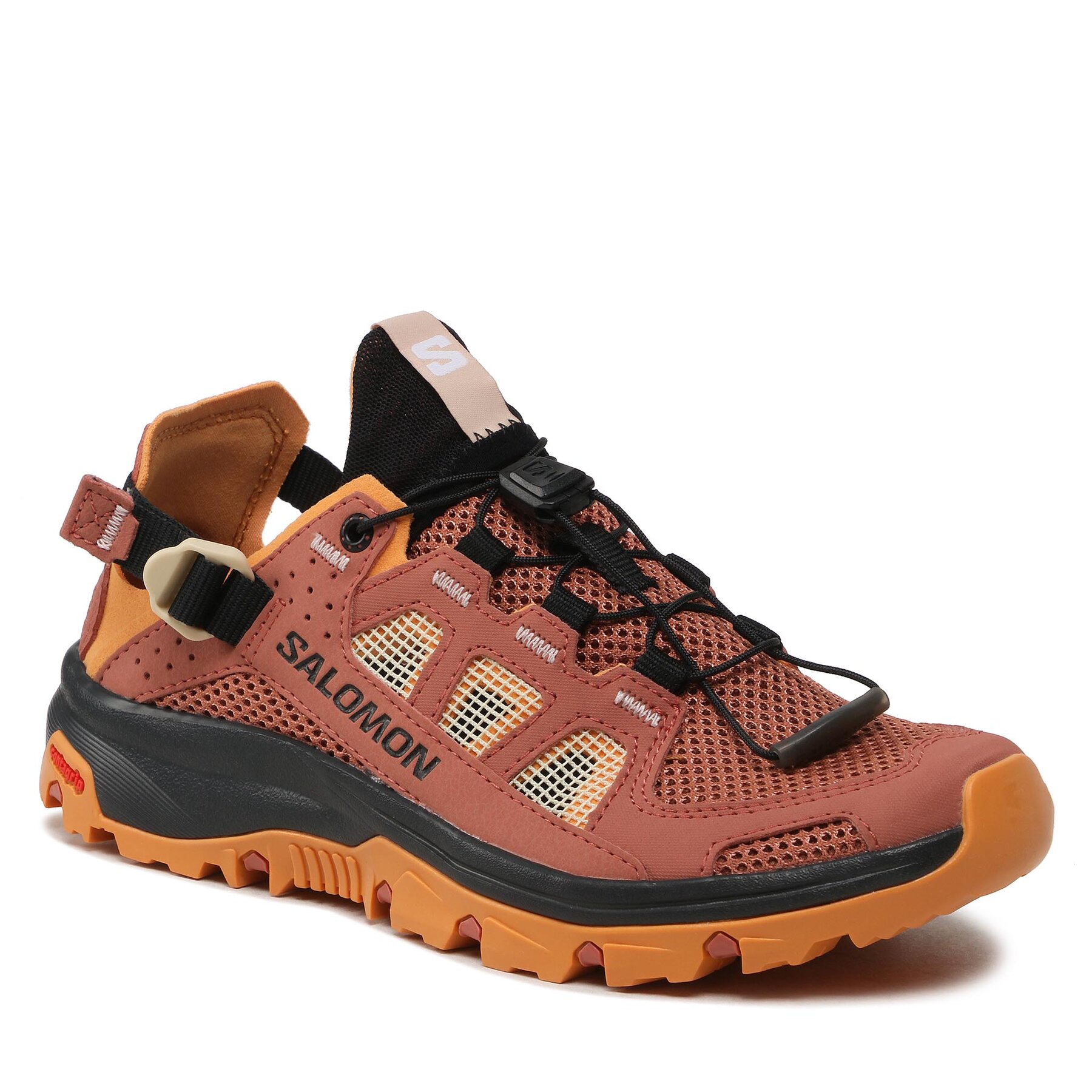 Pantofi Salomon Techamphibian 5 L47117000 Cedar Wood/Buckskin/Rose Cloud epantofi.ro imagine noua