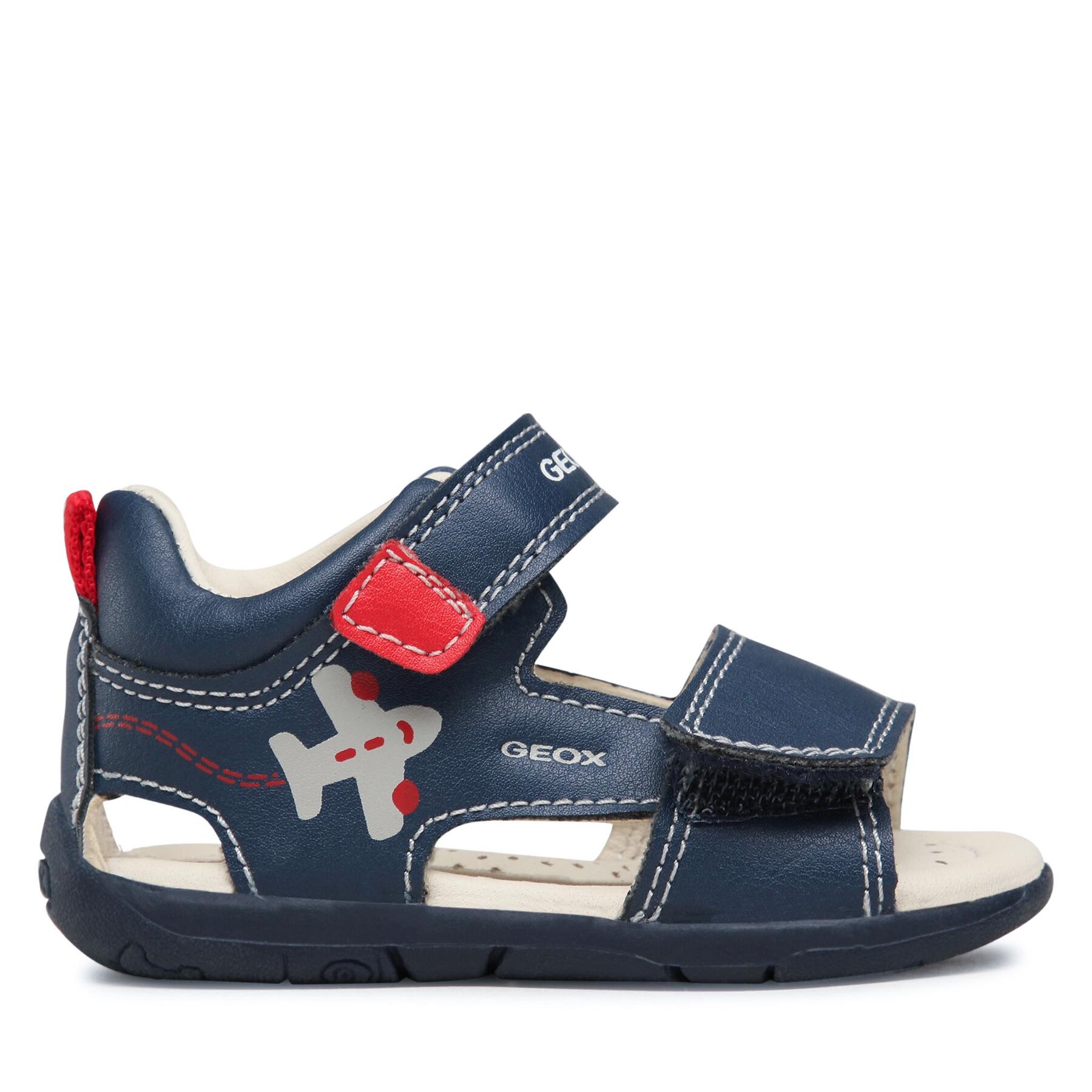 Chlapec Sandále Geox, Rozmer: 18, Tmavomodrá, B Sandal Tapuz Boy B150XB000BCC4245