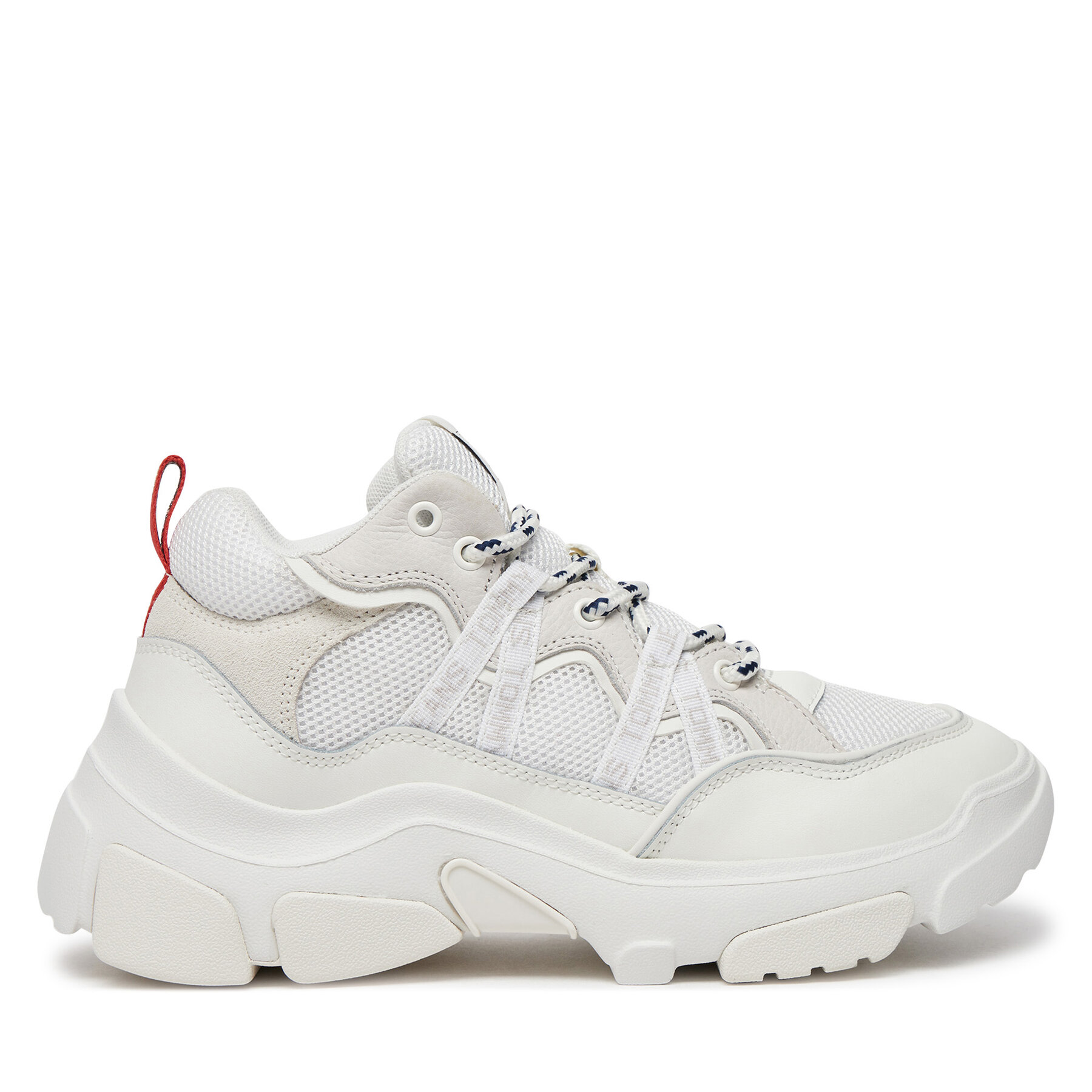 Sneakersy Tommy Jeans Tjw Hybrid Runner EN0EN02619 Biela