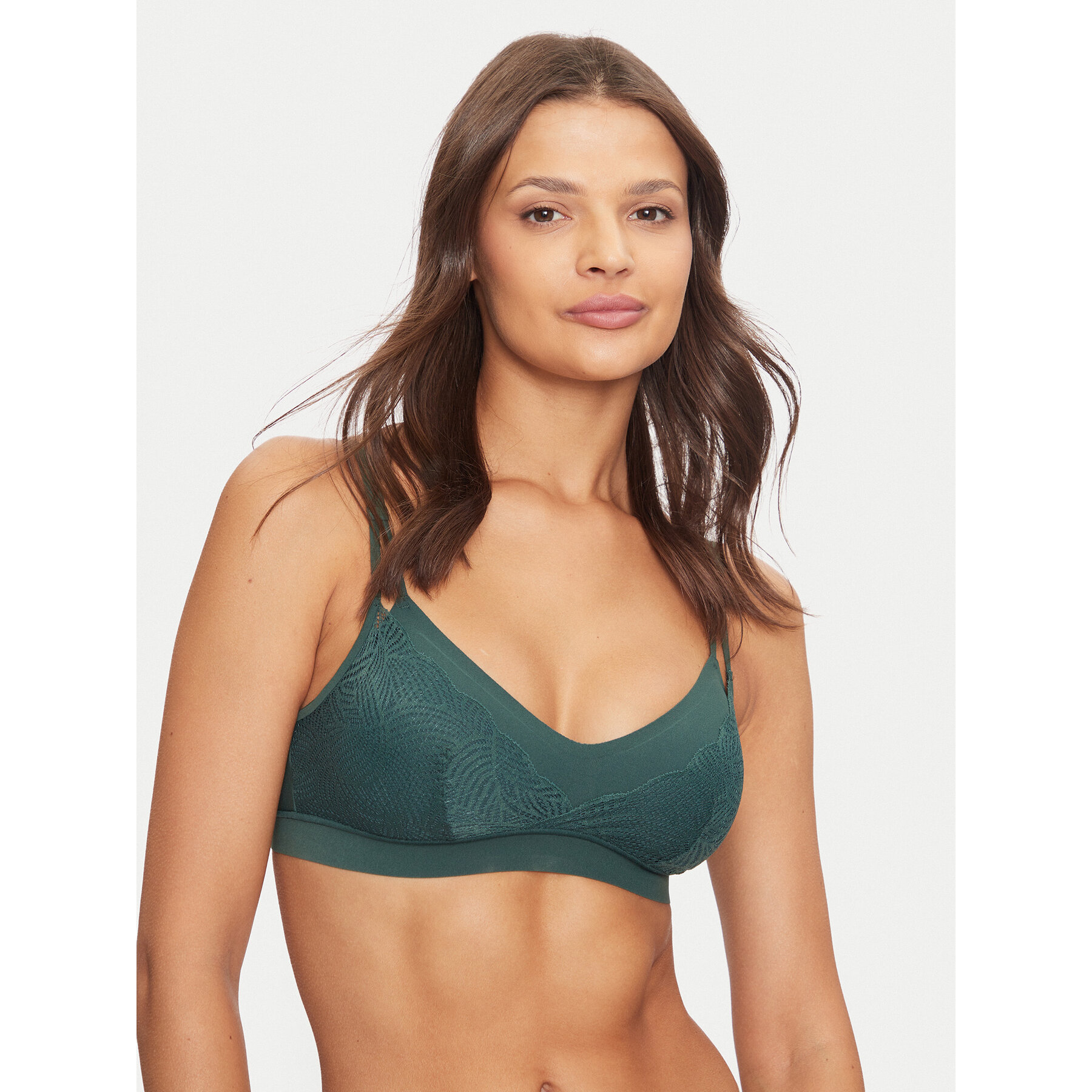 Chantelle Σουτιέν Bralette Soft Stretch C11GQ9 Πράσινο
