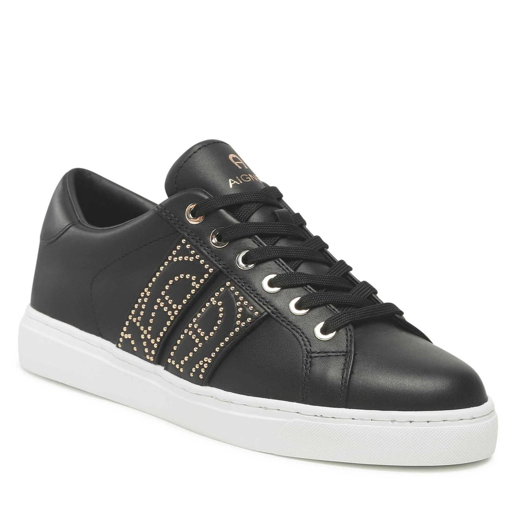 Sneakers Aigner Diane 62 1222585 Black 001 001 imagine super redus 2022