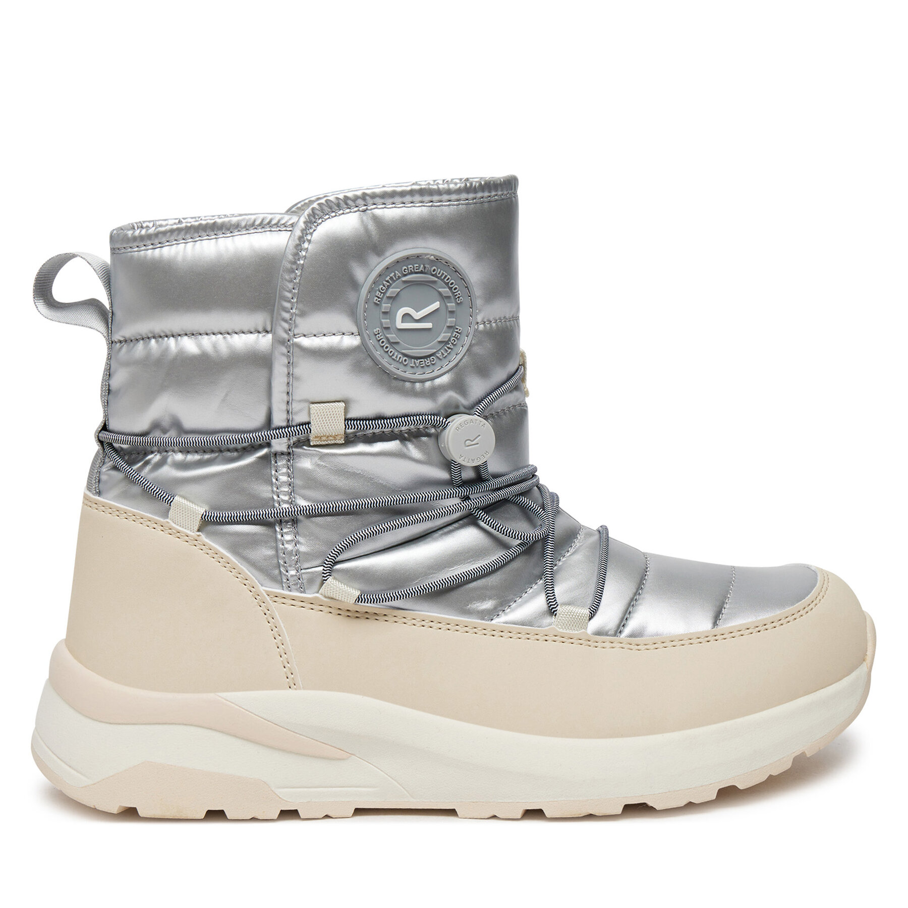 Donna Stivali da neve Regatta, Taglia 41, Argento, Calvisson SBRWF860, taglia : 41