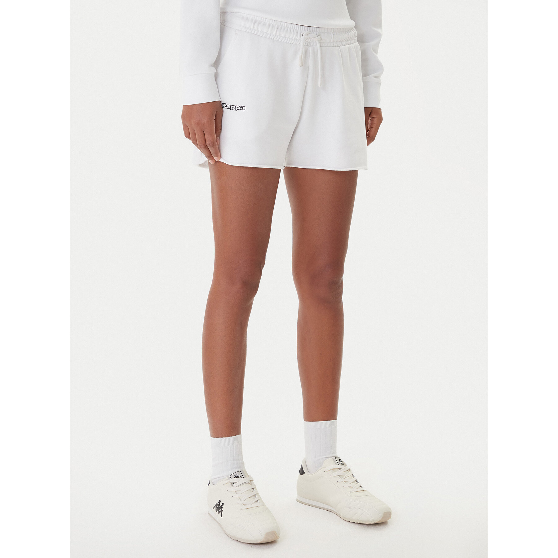Kappa Sportske kratke hlače Fefra 351K2RW Bijela Regular Fit