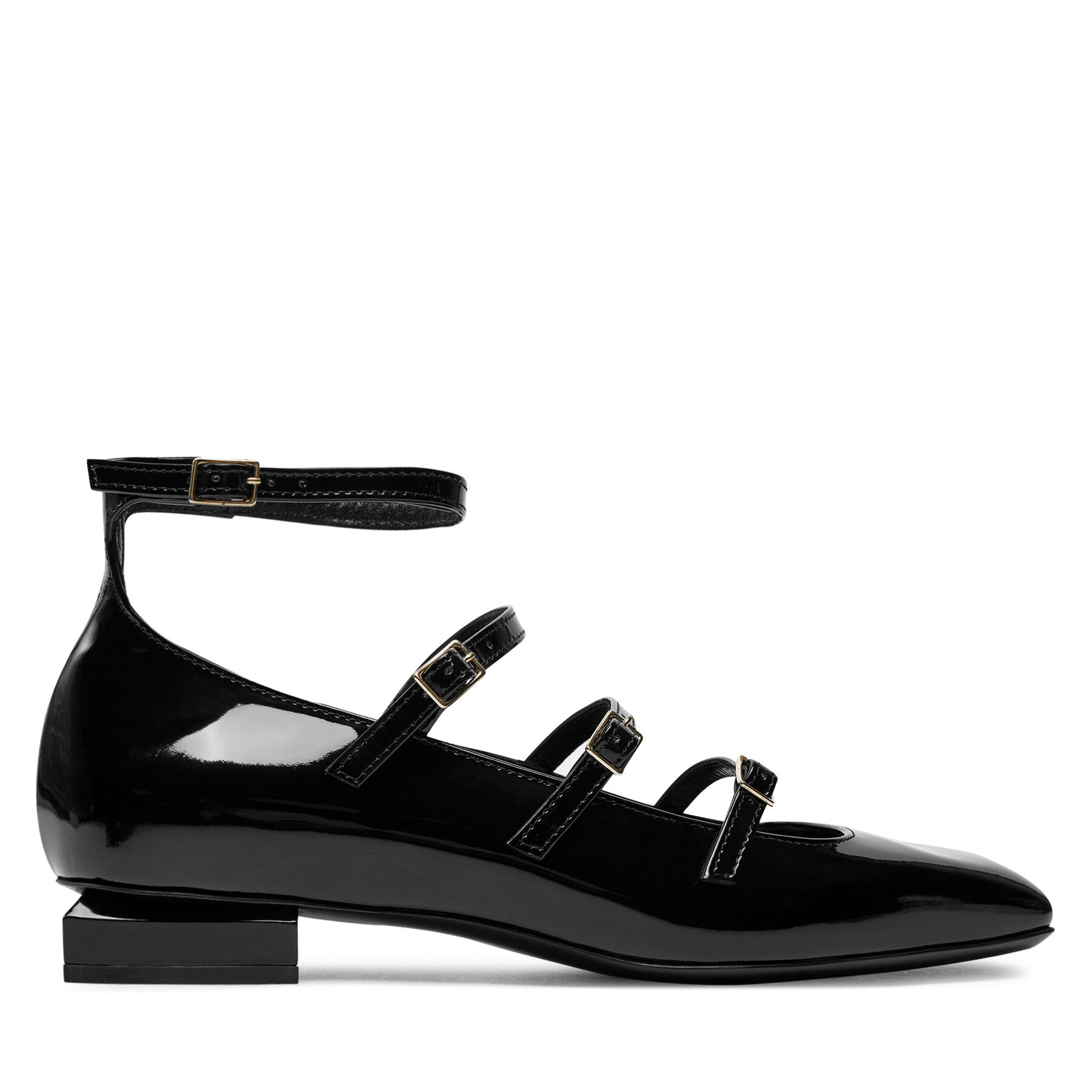 Bailarinas AGL Angie L Straps D557003PCMOON.0000 Negro