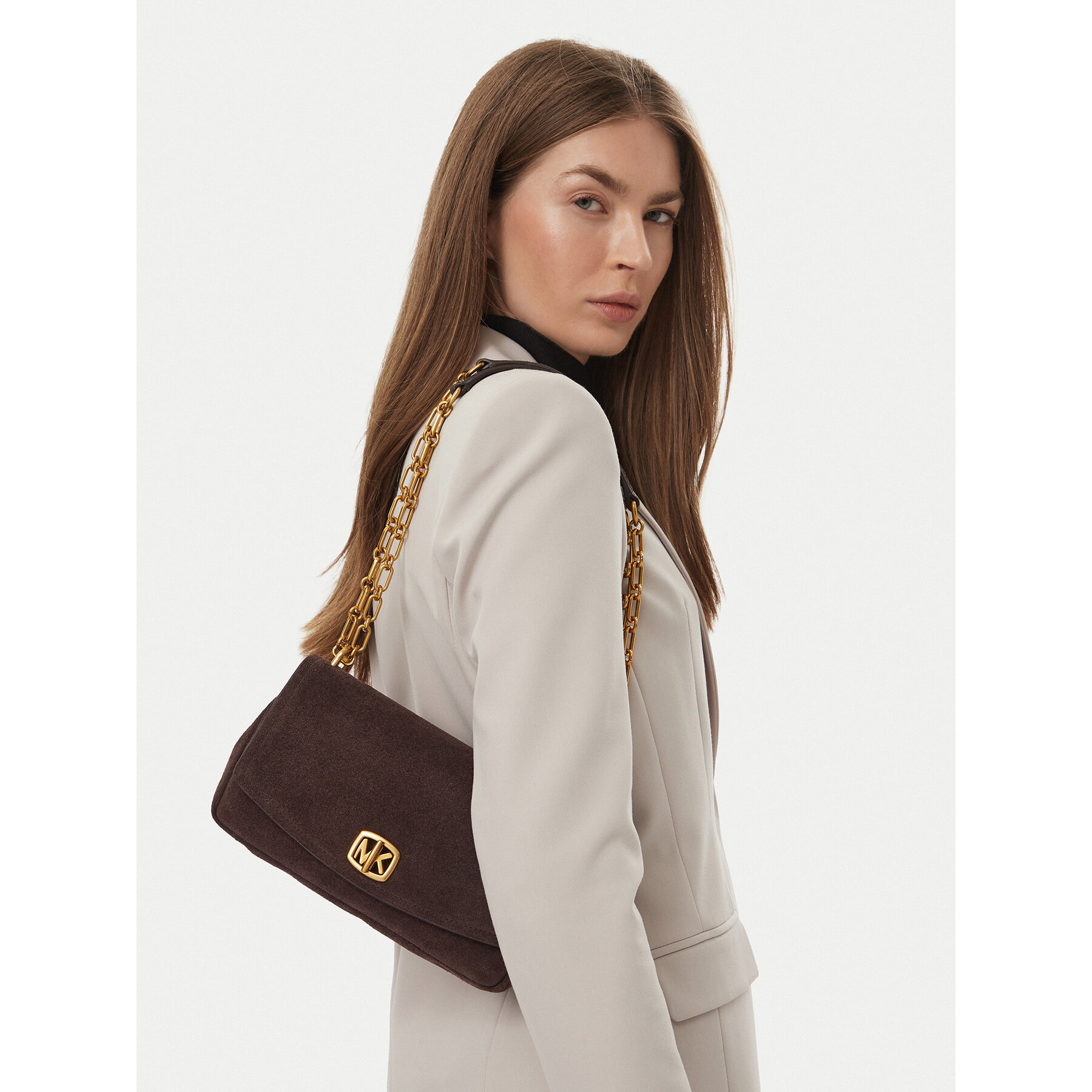 Torbica MICHAEL Michael Kors 30F6AYTL5S Smeđa