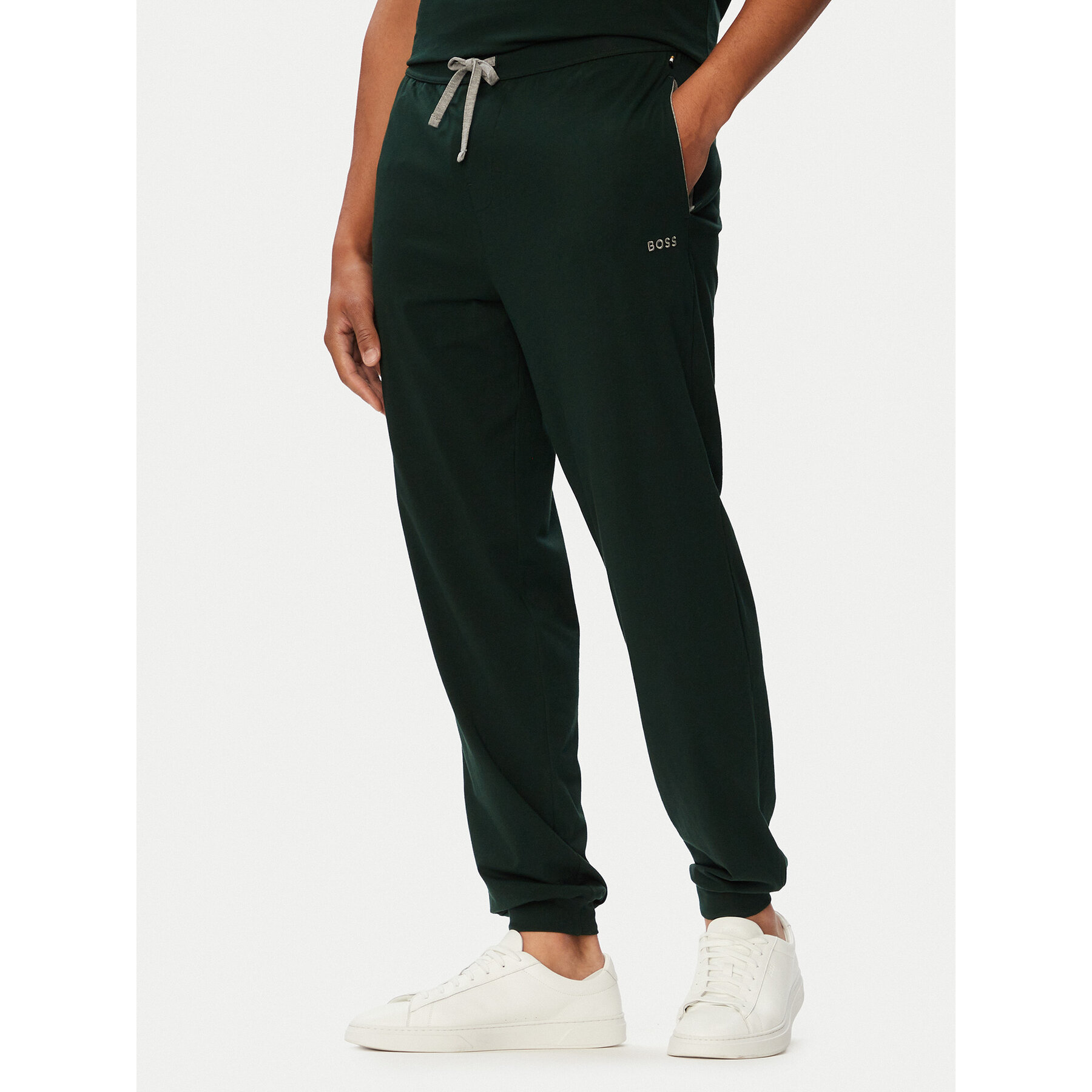 BOSS T-Shirt Mix&Match 50515312 Dunkelgrün Regular Fit