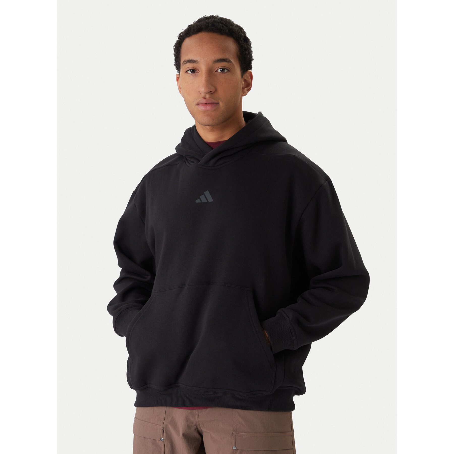 adidas Sweatshirt Power JZ6248 Schwarz Oversize