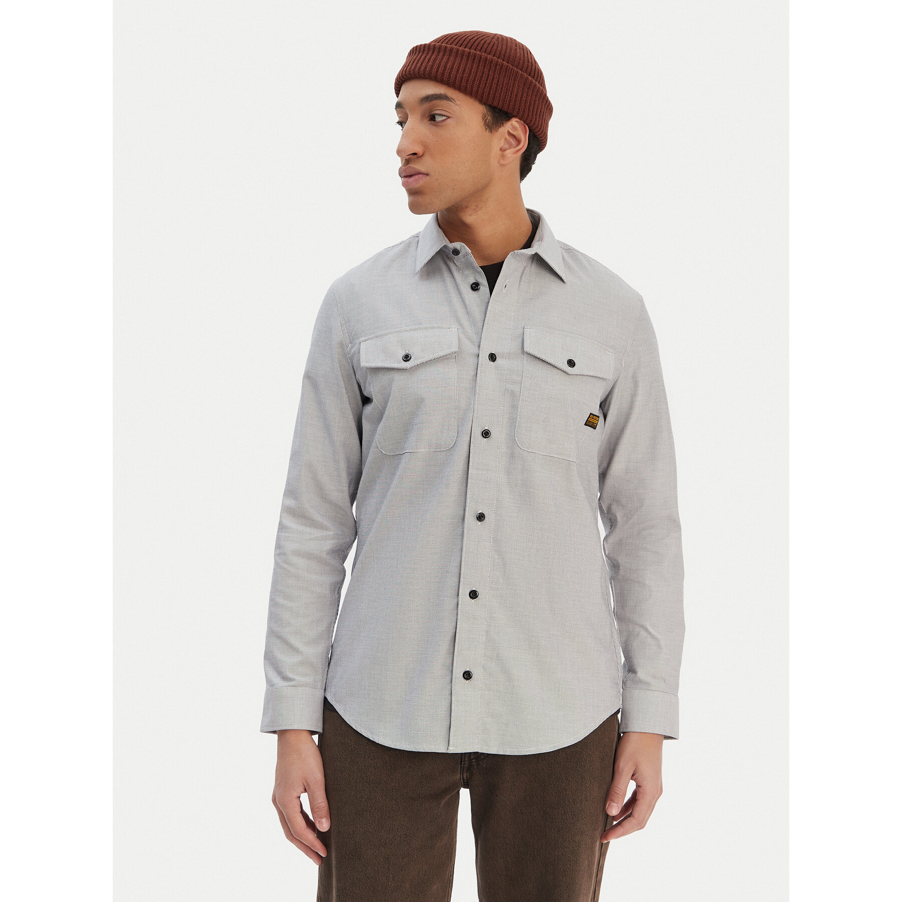 G-Star Raw Košulja Marine D24963-C290 Plava Slim Fit