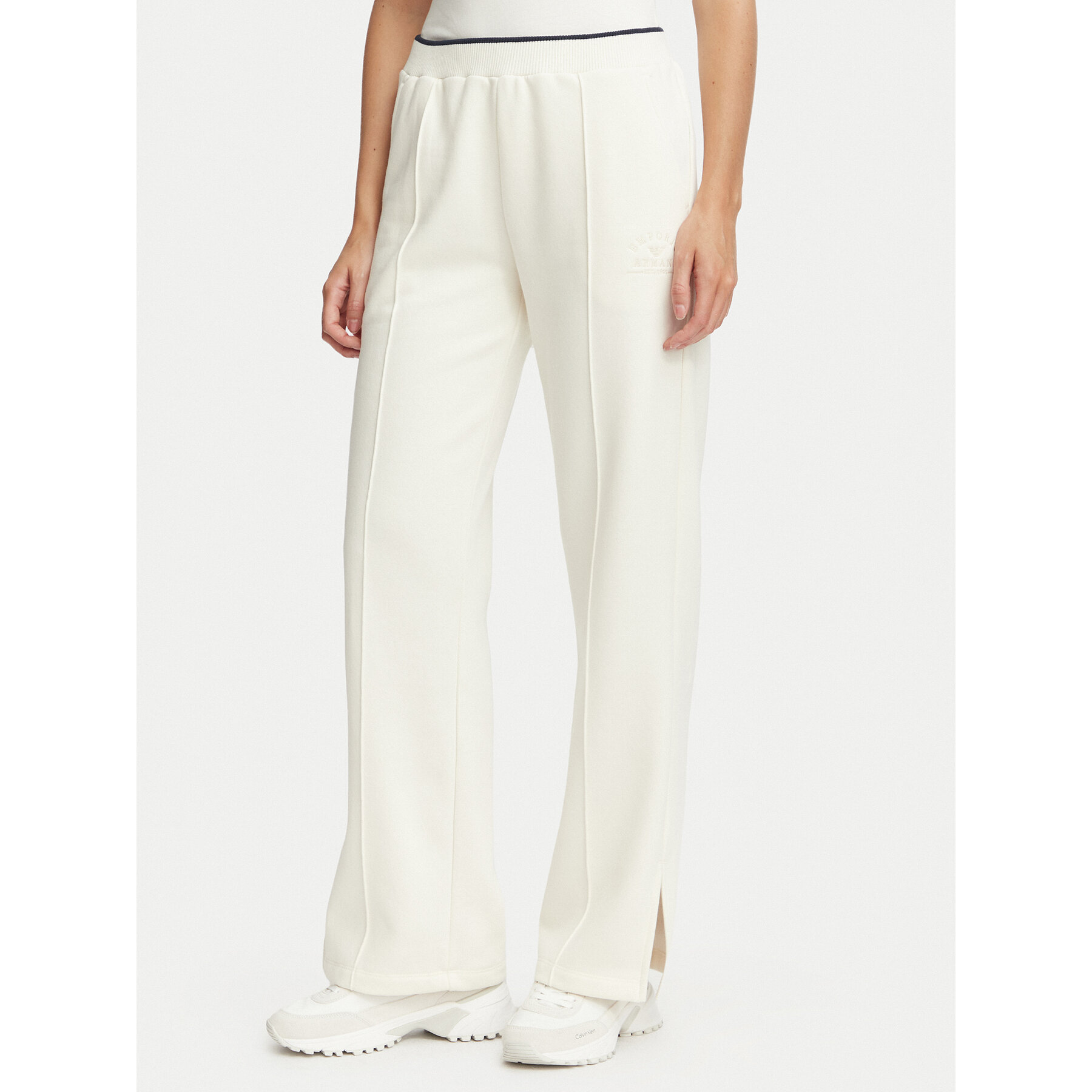Emporio Armani Underwear Jogginghose EW004542 AF25592 U1053 Creme Loose Fit