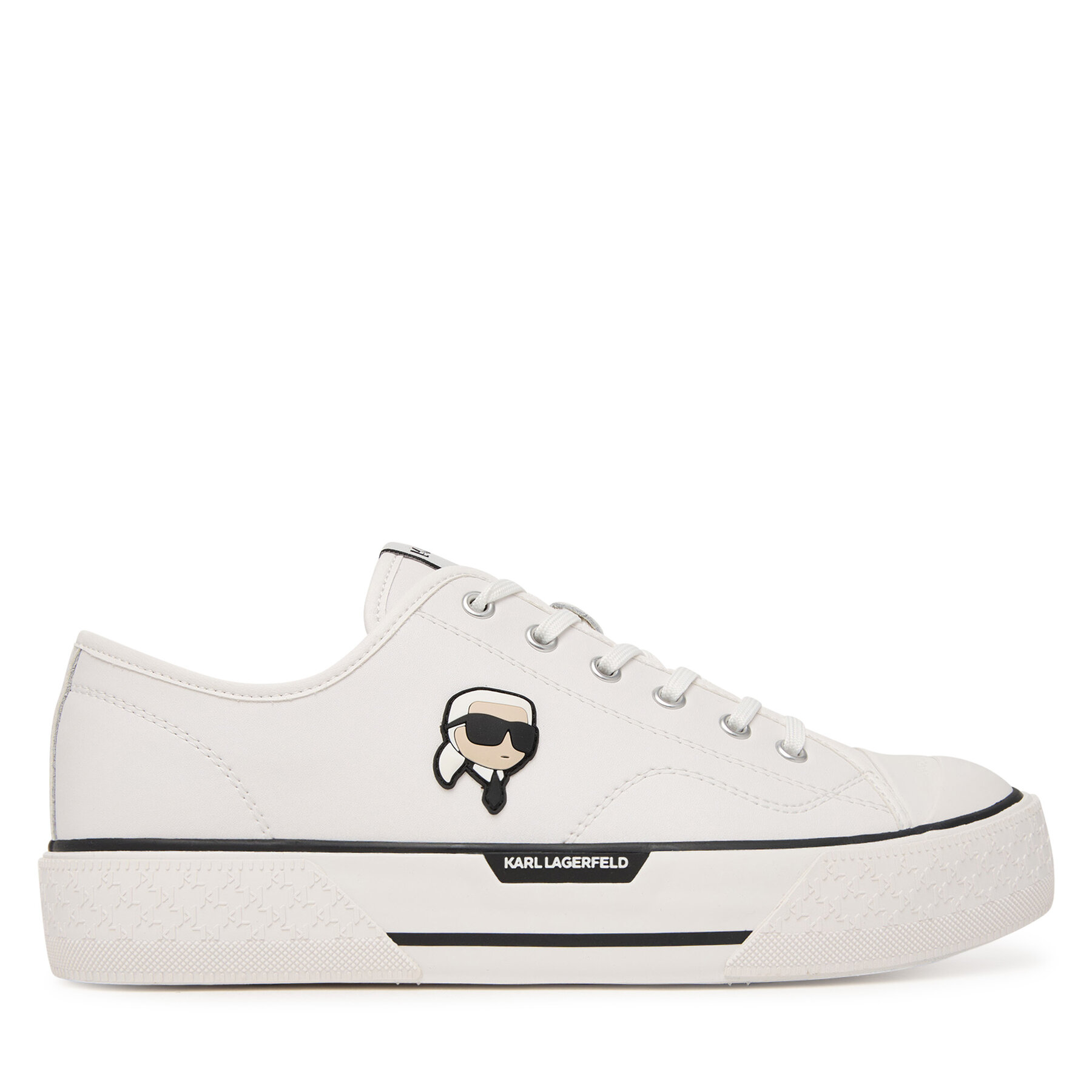 Plátenky KARL LAGERFELD Kampus Max KL95025 Biela